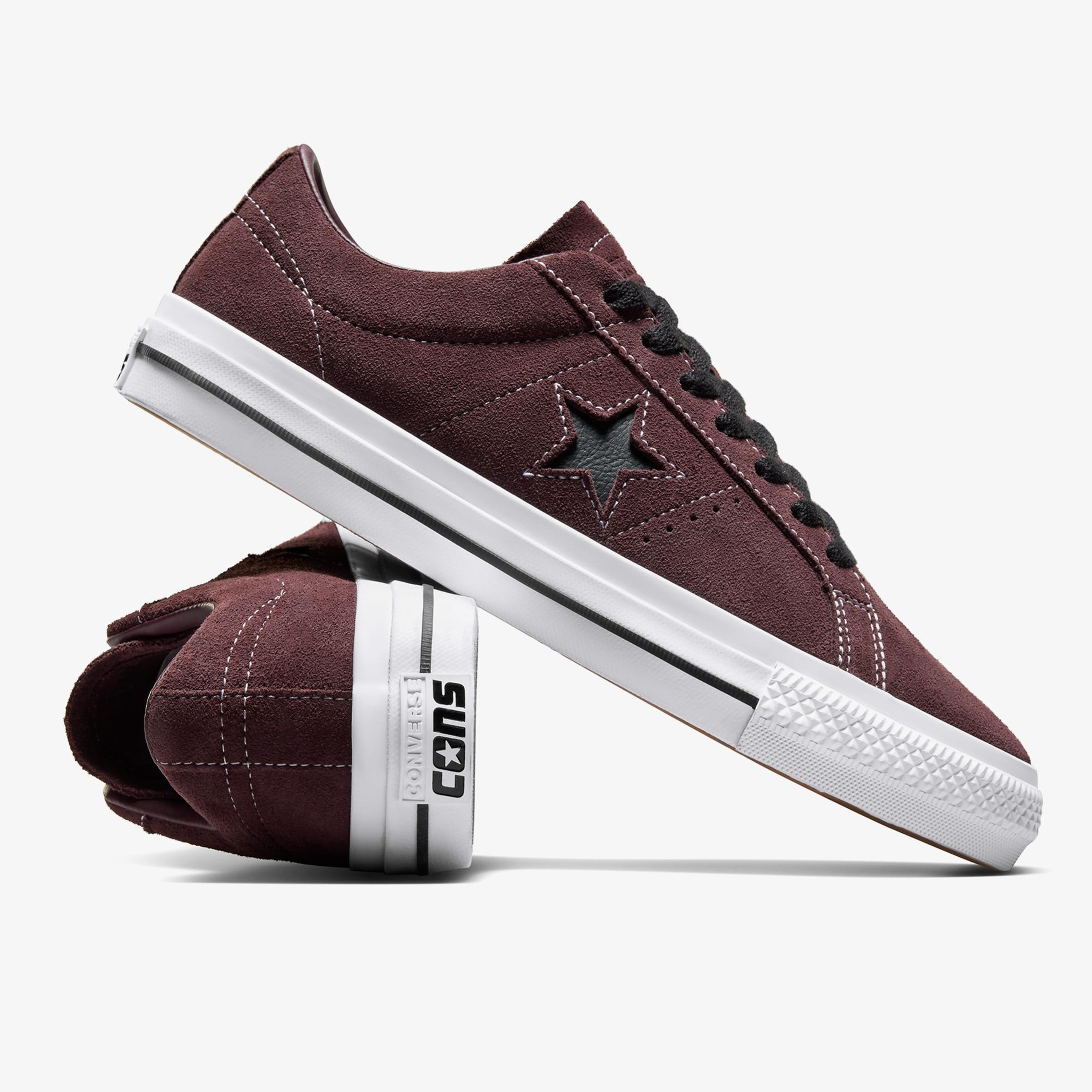Converse One Star Pro Unisex Kahverengi Süet Sneaker