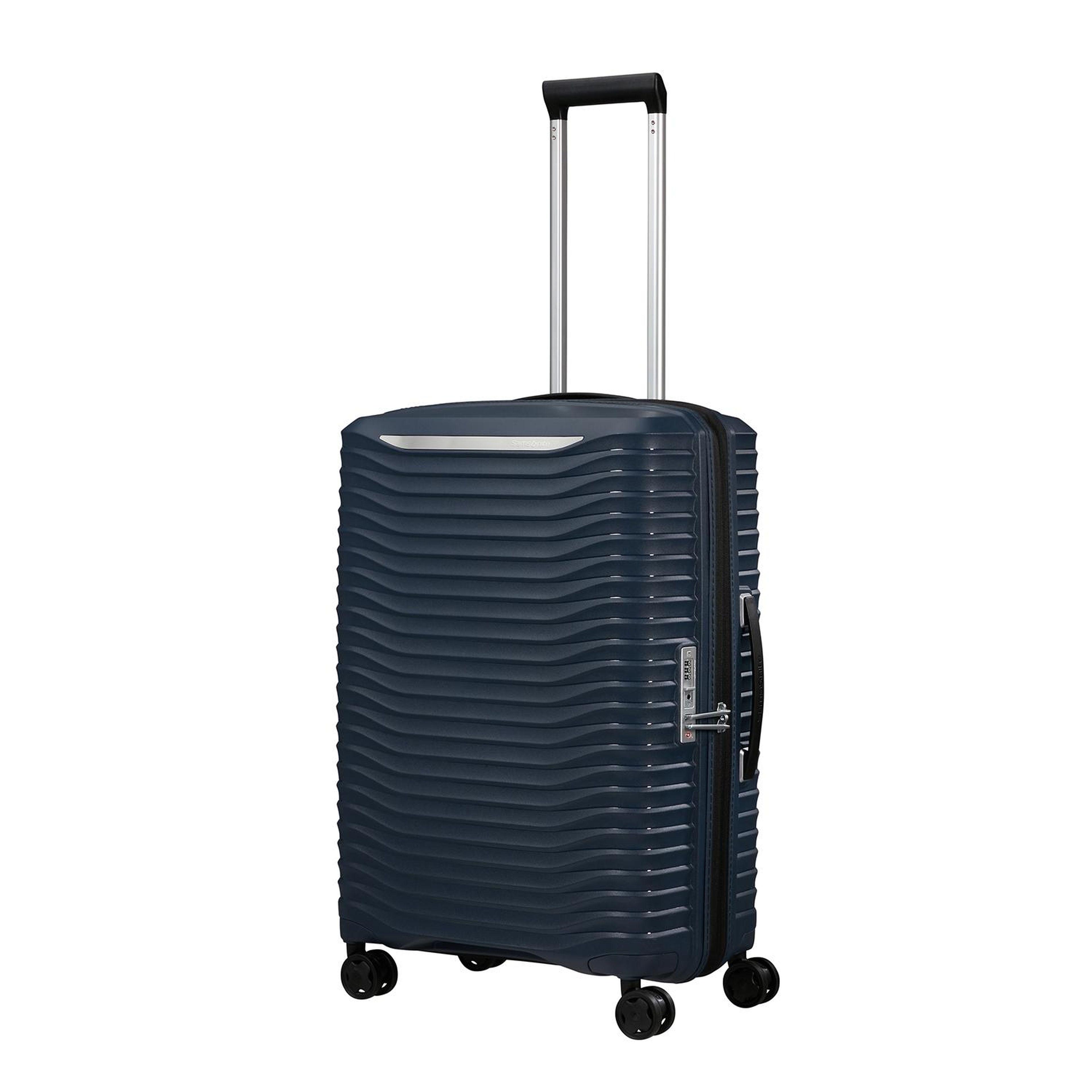 Samsonite Lacivert Spinner Upscape Körüklü 68/25 Orta Boy Valiz