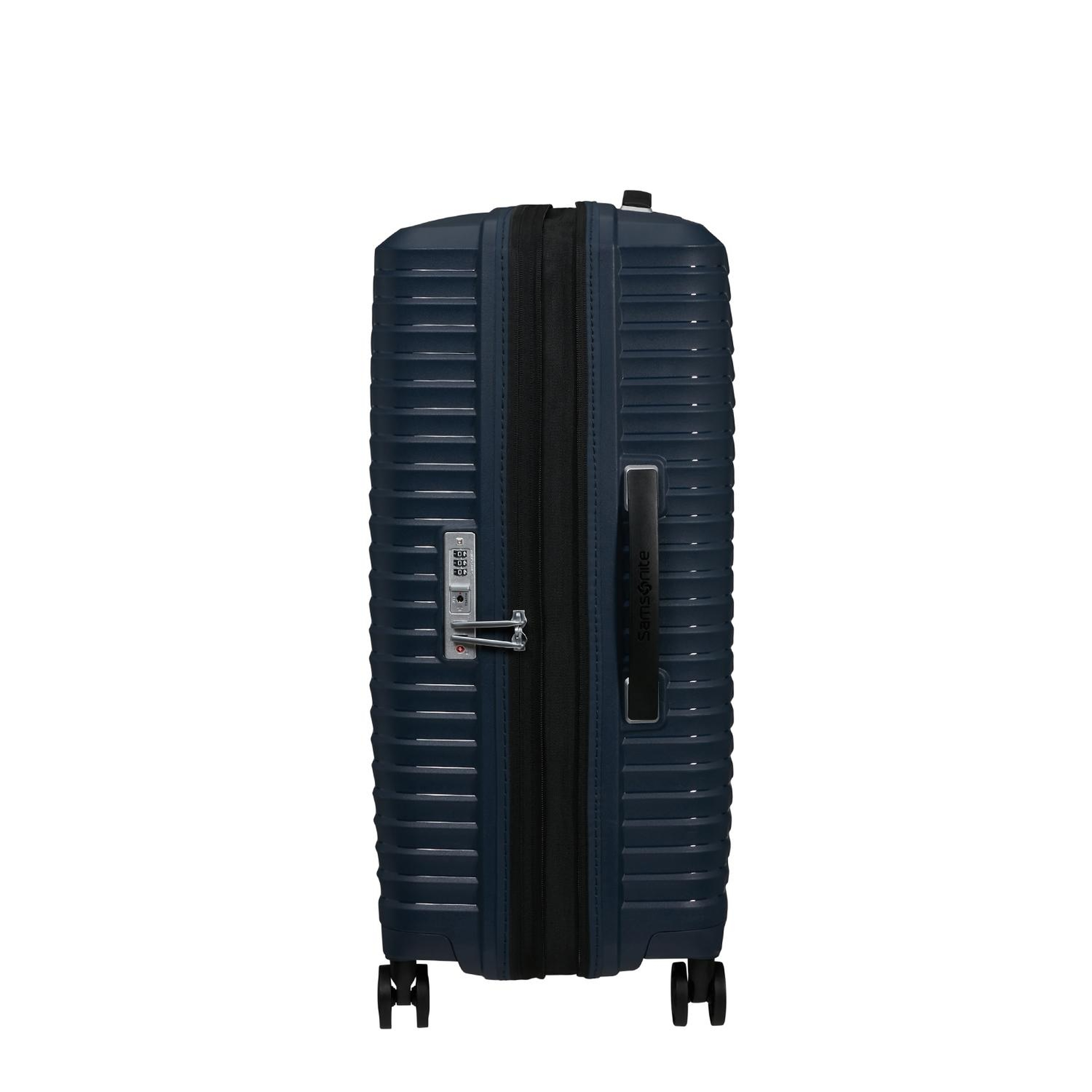 Samsonite Lacivert Spinner Upscape Körüklü 68/25 Orta Boy Valiz