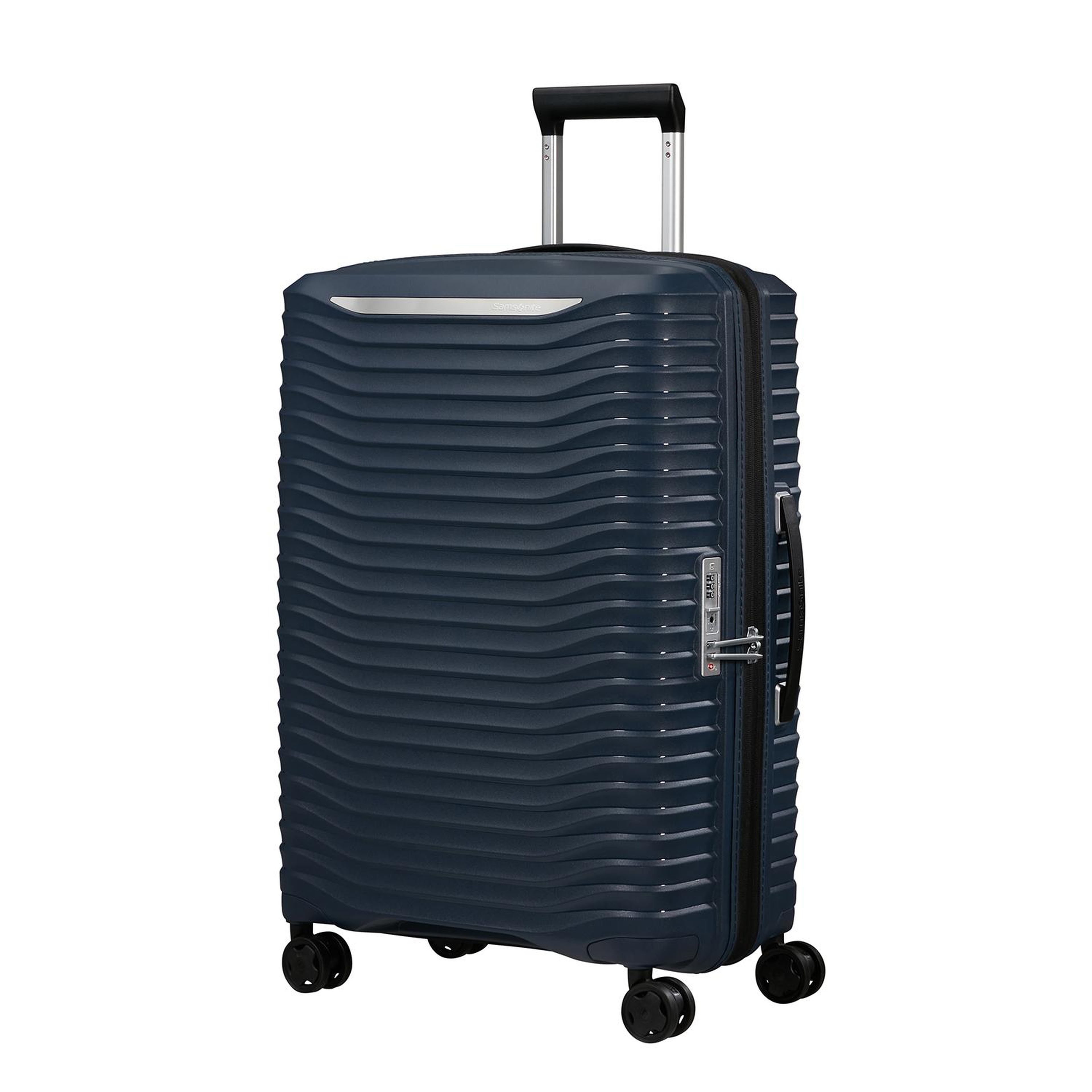 Samsonite Lacivert Spinner Upscape Körüklü 68/25 Orta Boy Valiz