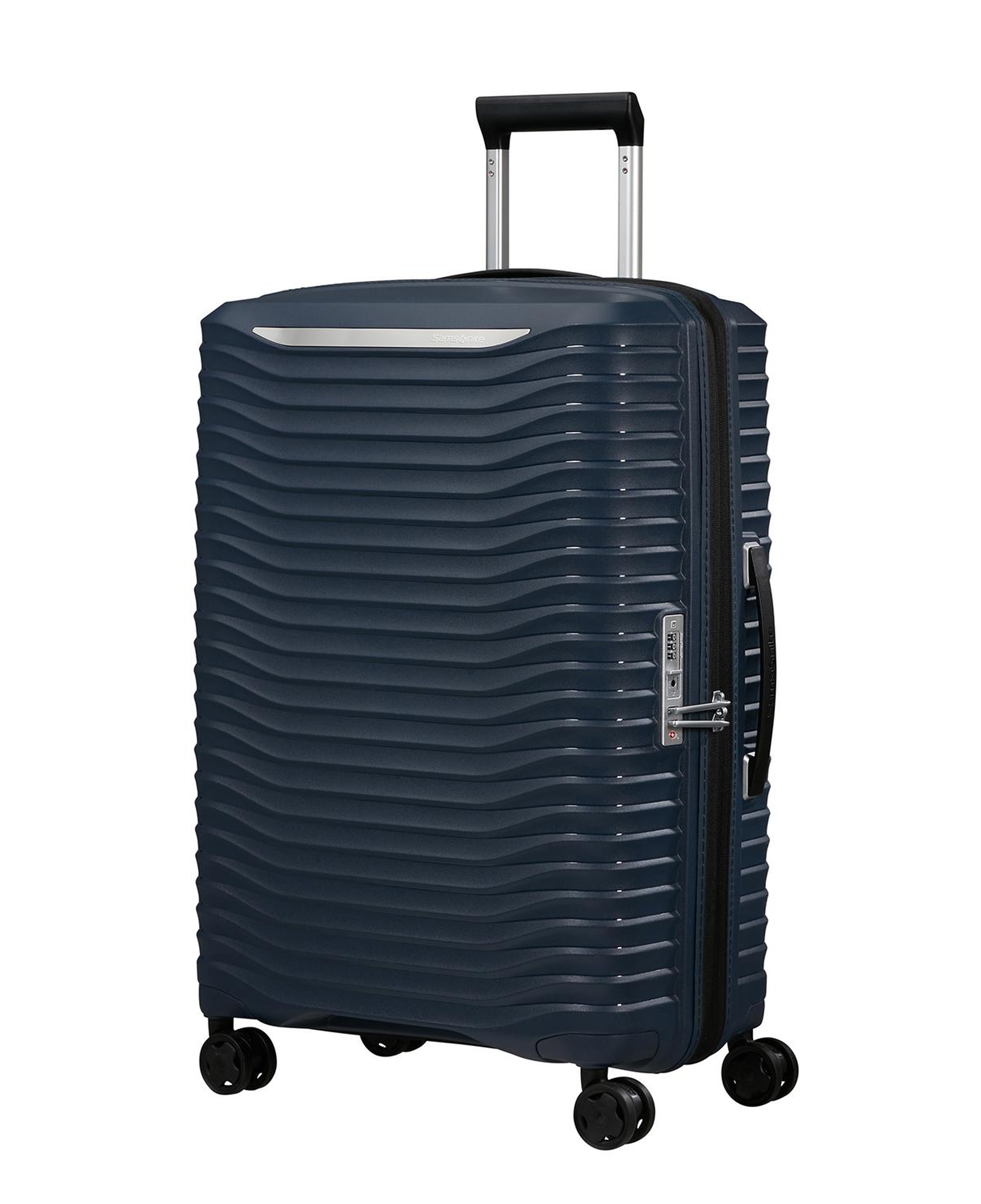 Samsonite Lacivert Spinner Upscape Körüklü 68/25 Orta Boy Valiz