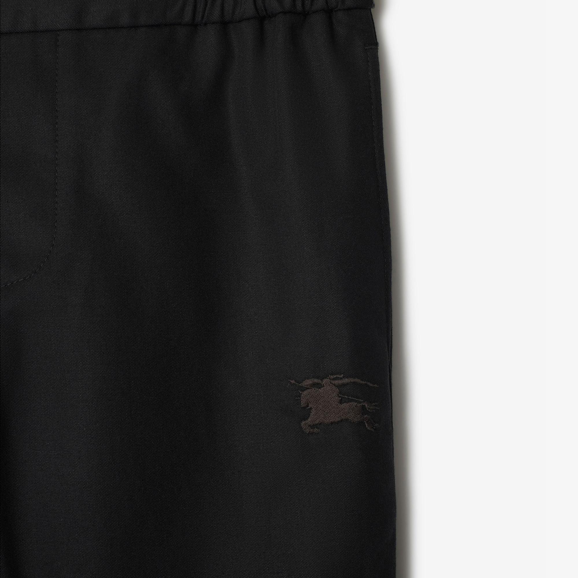 Burberry Çocuk Siyah Pantolon