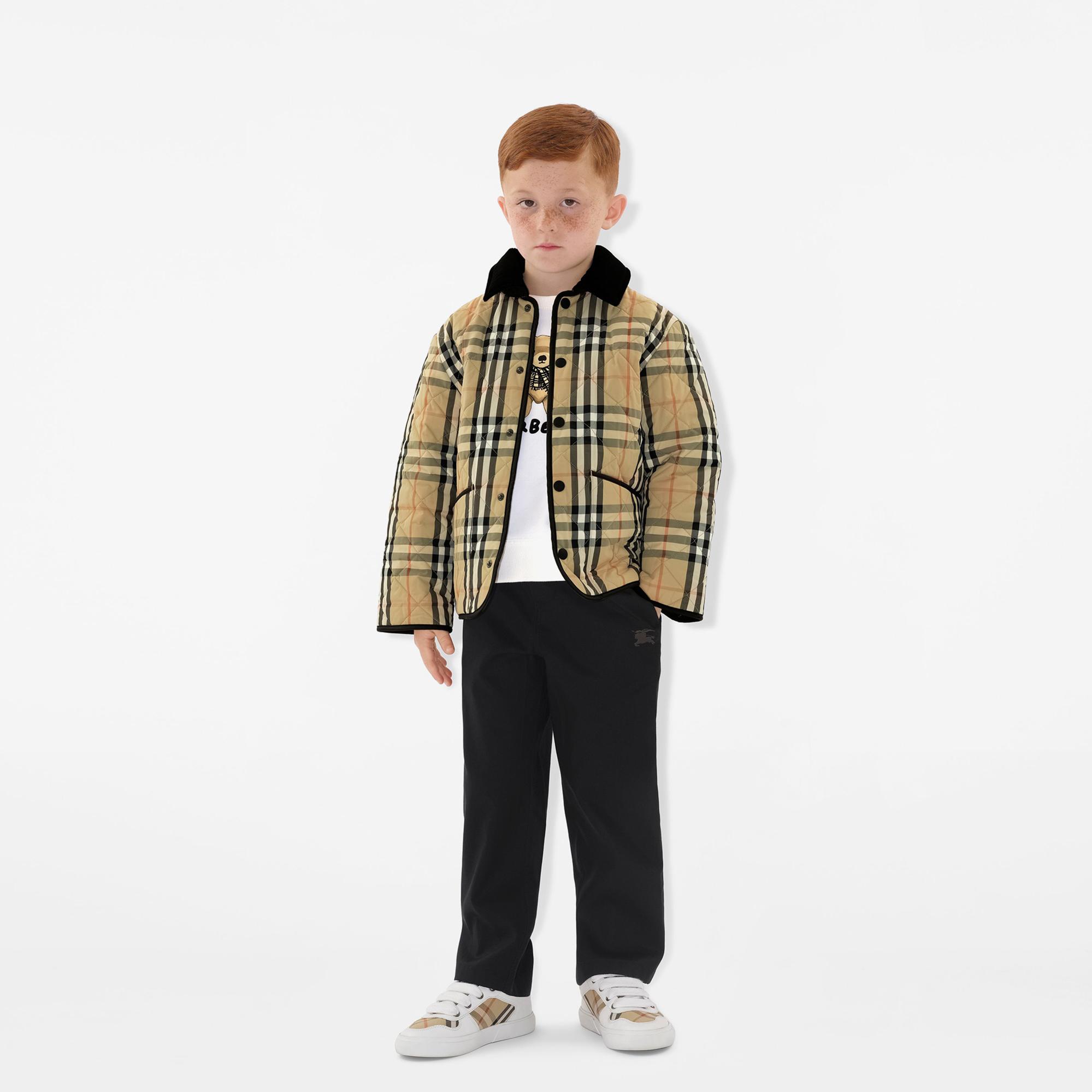 Burberry Çocuk Siyah Pantolon