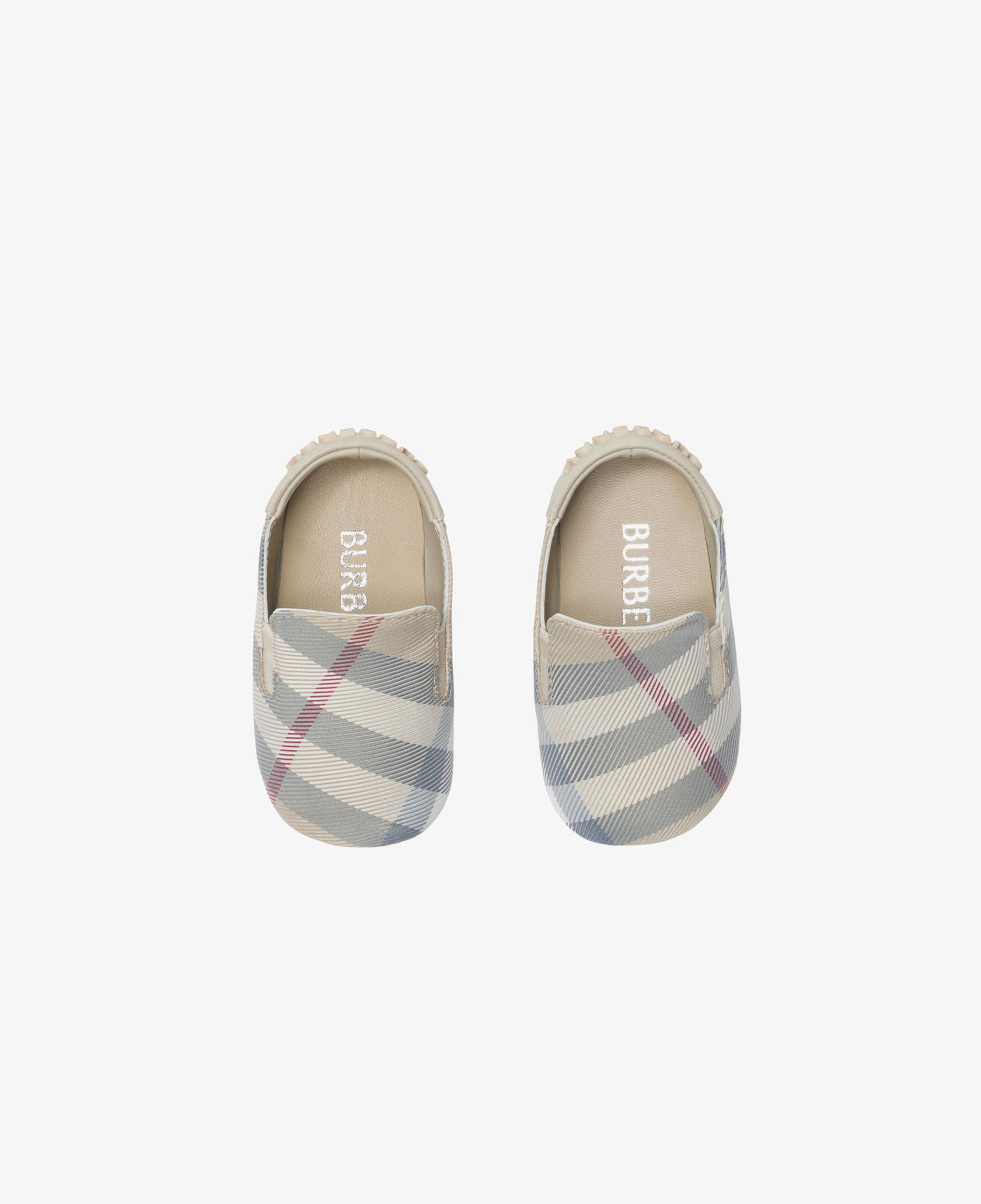 Burberry Marple Nylon Blend Booties Çocuk Bej Sneaker