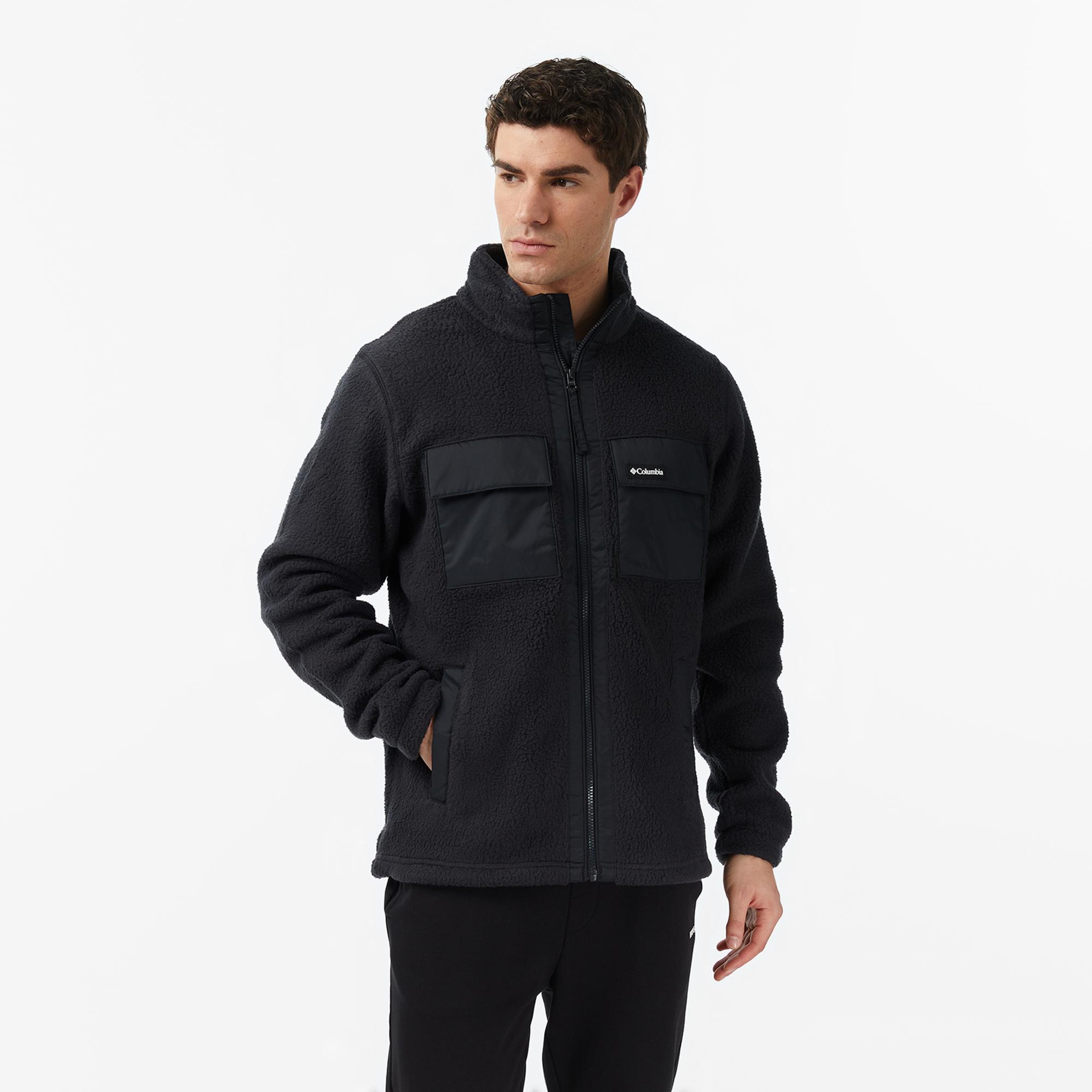 Columbia Juniper Peak Full Zip Fleece Erkek Siyah Polar Ceket
