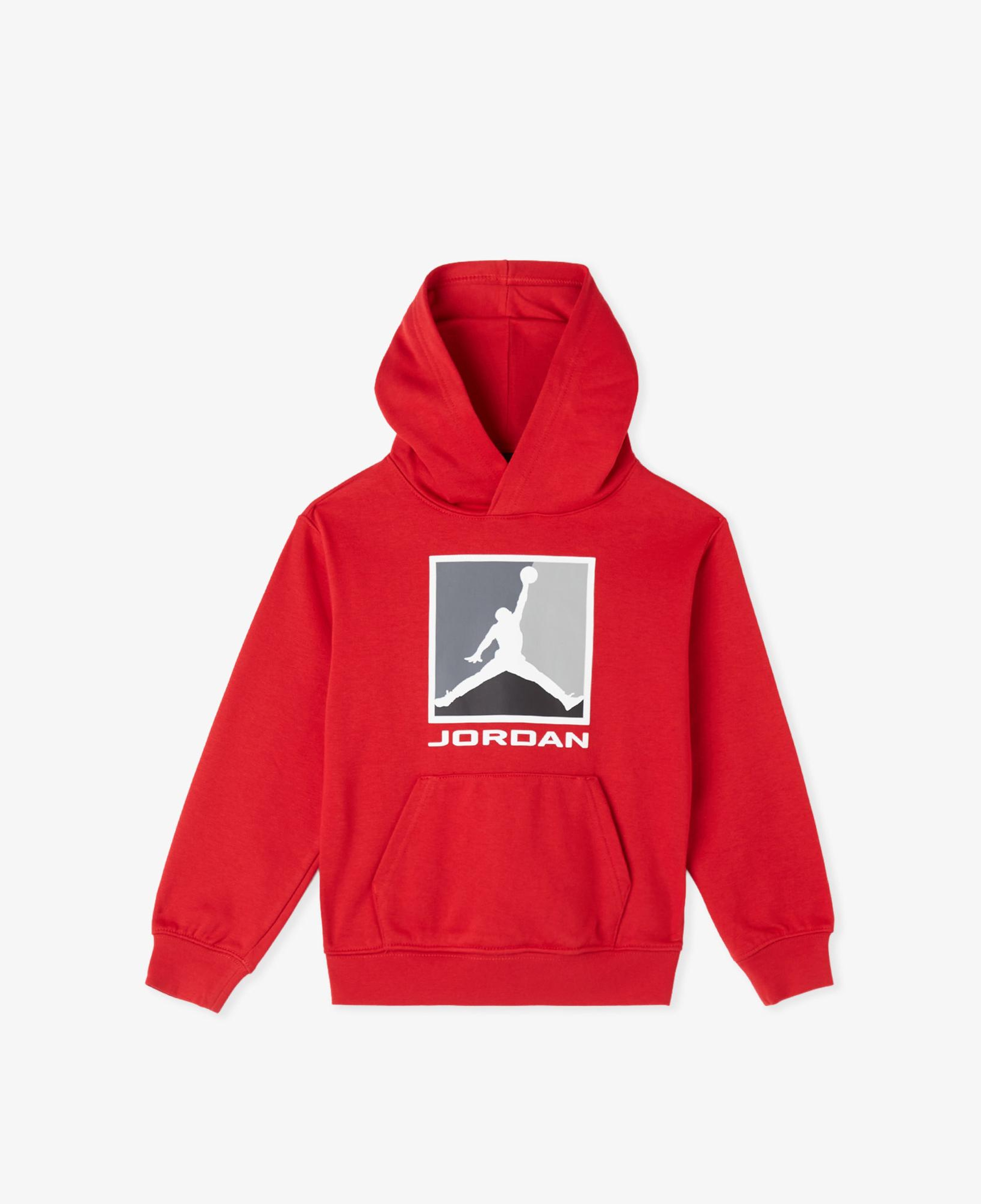 Jordan Baseline Çocuk Kırmızı Kapüşonlu Sweatshirt