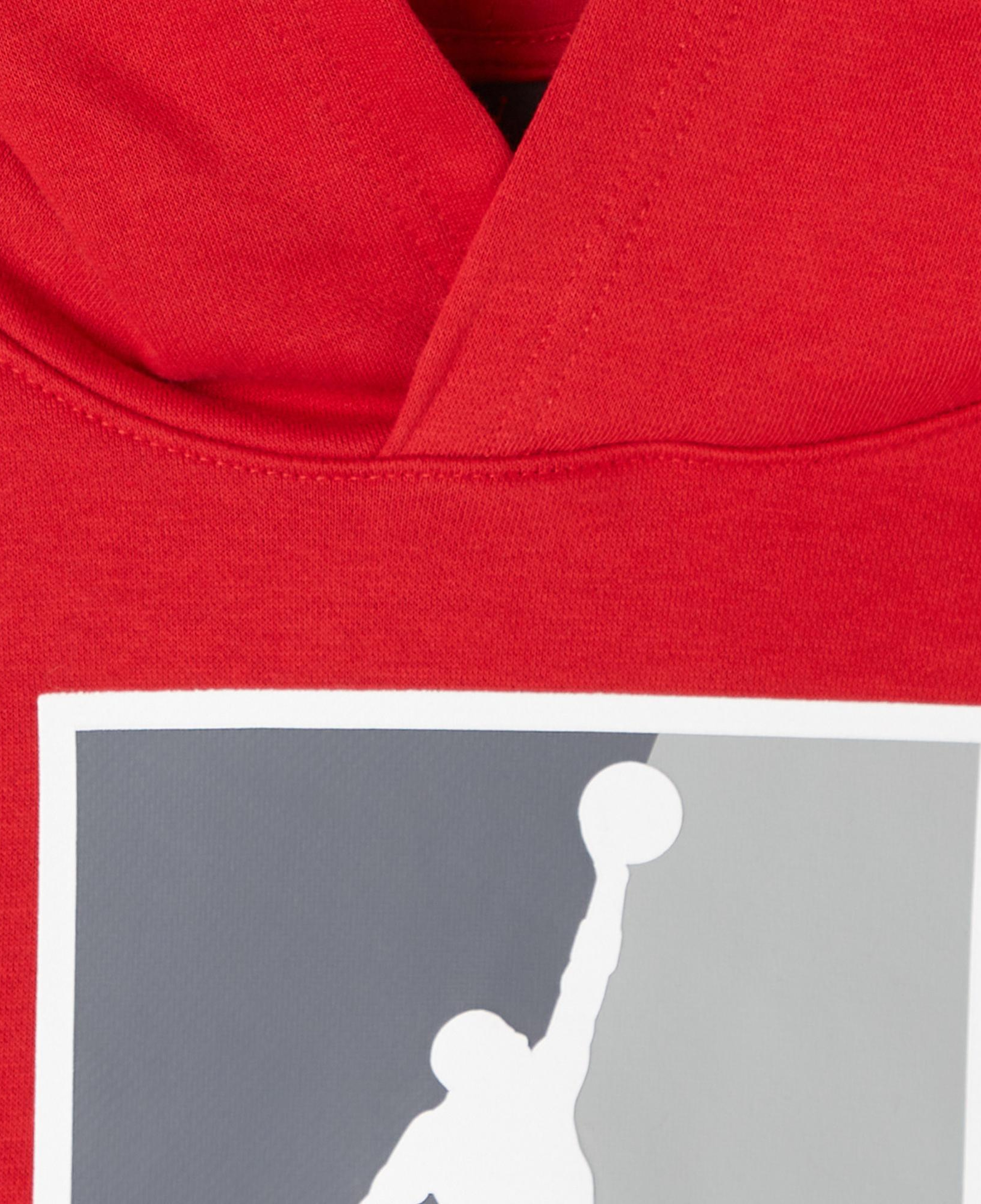 Jordan Baseline Çocuk Kırmızı Kapüşonlu Sweatshirt