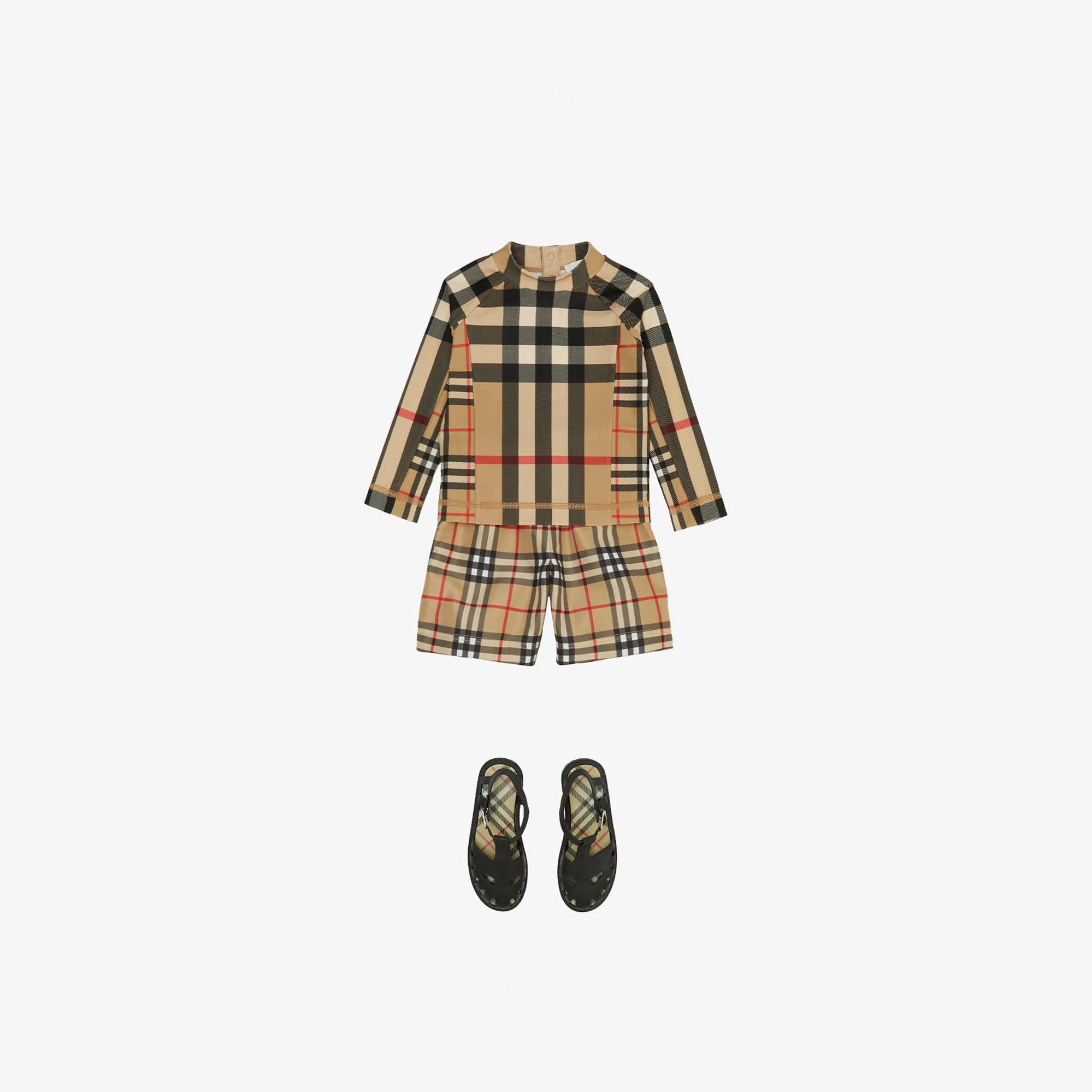 Burberry Malcolm Vintage Çocuk Bej Mayo