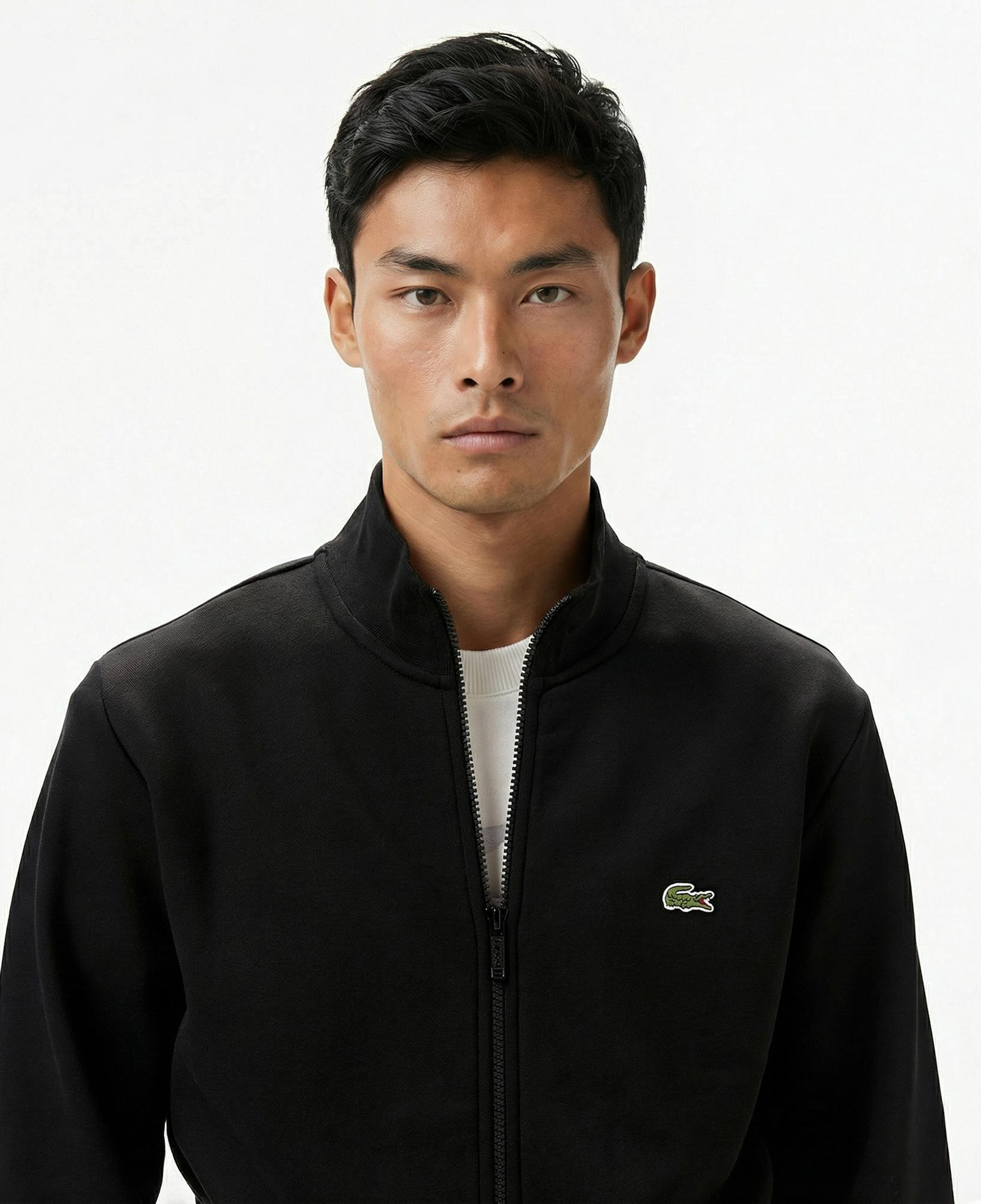 Lacoste Erkek Regular Fit Fermuarlı Siyah Sweatshirt
