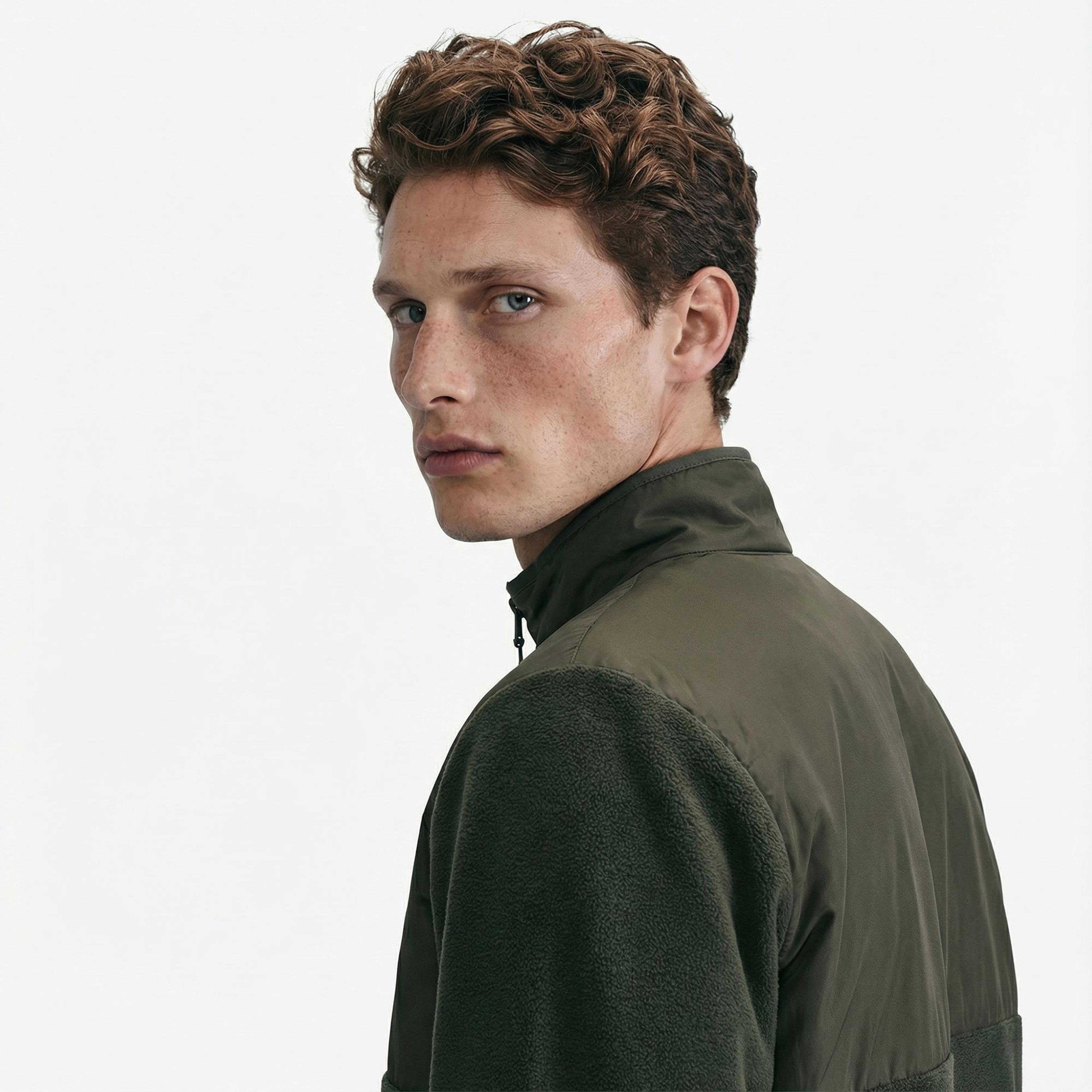 Nike Sportswear Club Winterized Erkek Yeşil Ceket