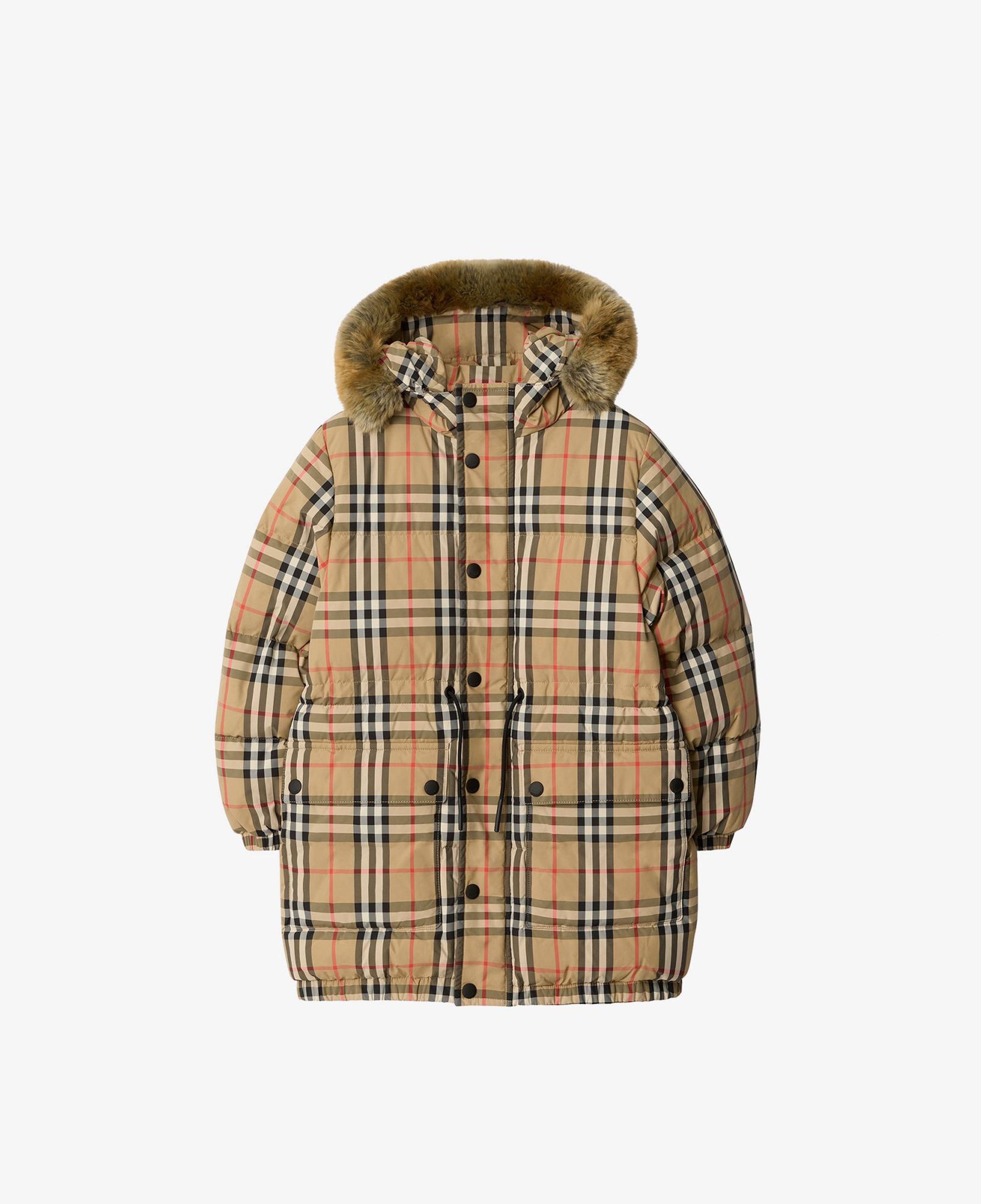 Burberry Franklın Check Çocuk Bej Mont