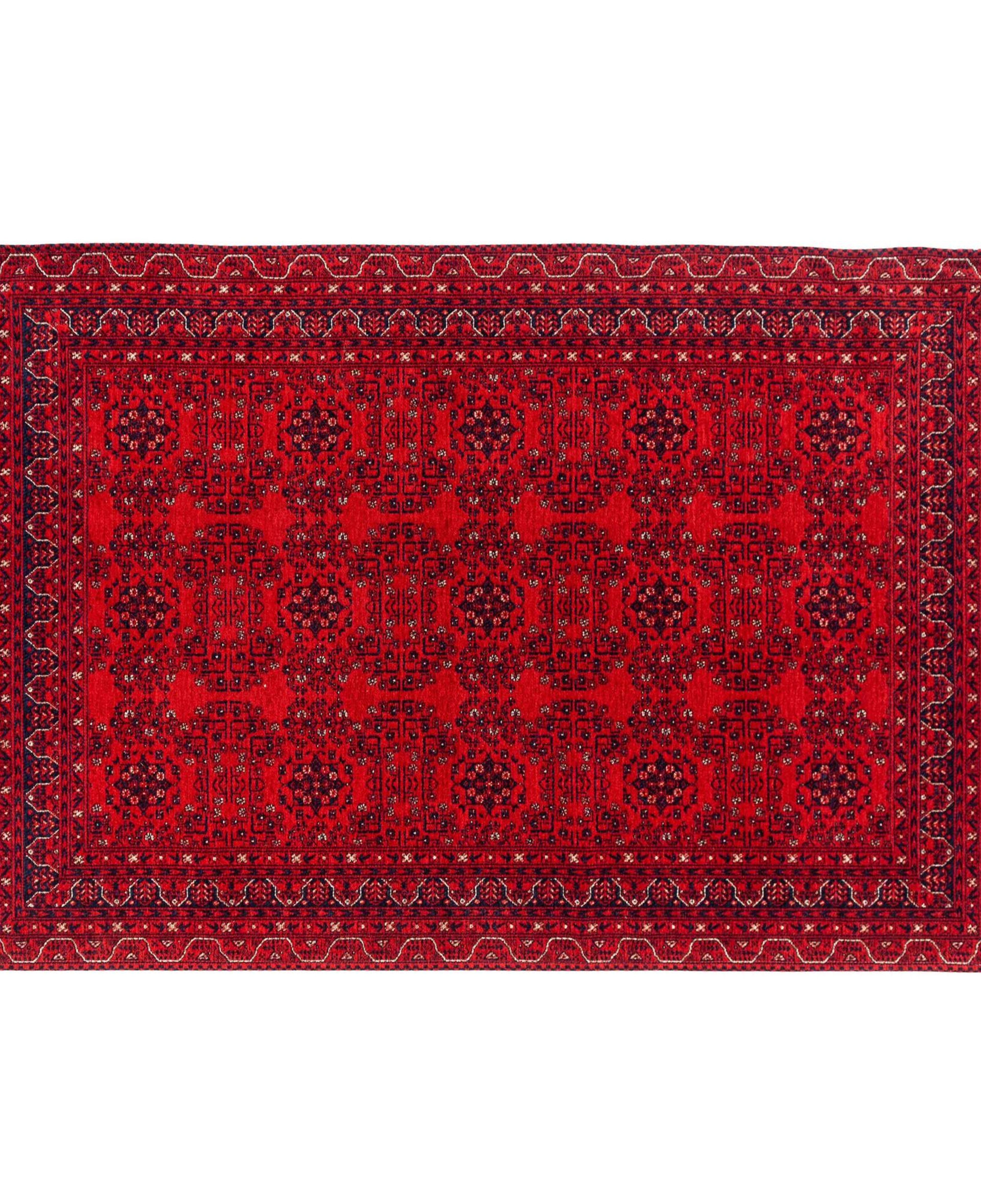 JINA BOLD HALI KIRMIZI LACİVERT 120X180