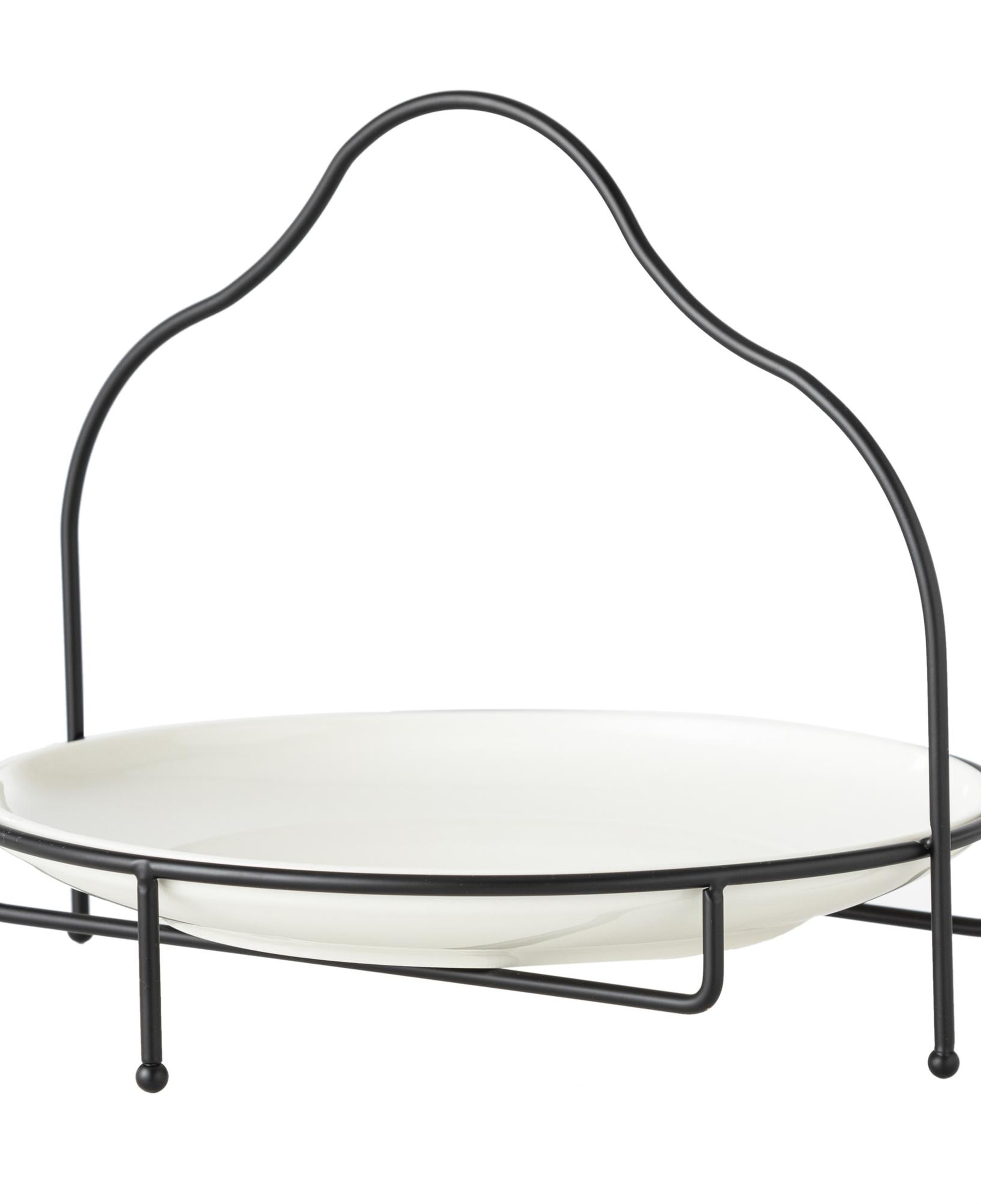 GURME STANDLI SUNUM 28CM - SİYAH