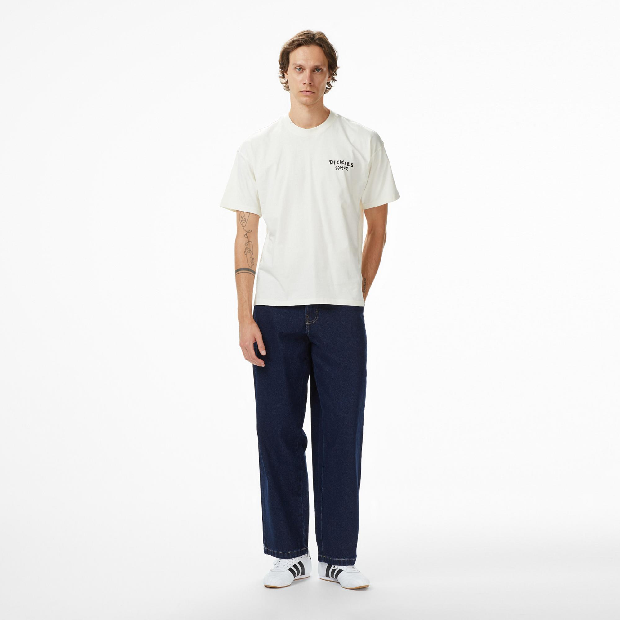 Dickies Sneedville Erkek Beyaz T-Shirt