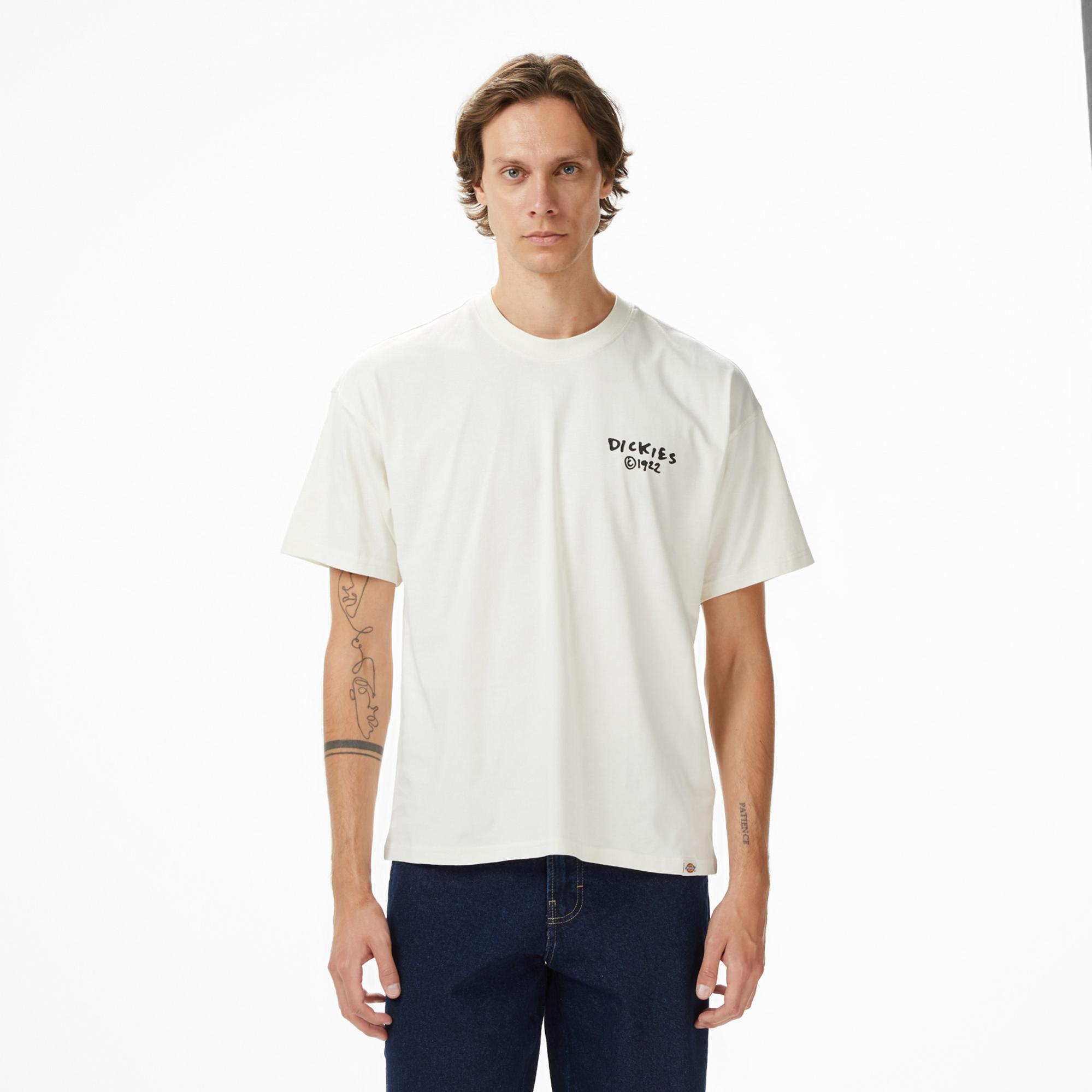 Dickies Sneedville Erkek Beyaz T-Shirt