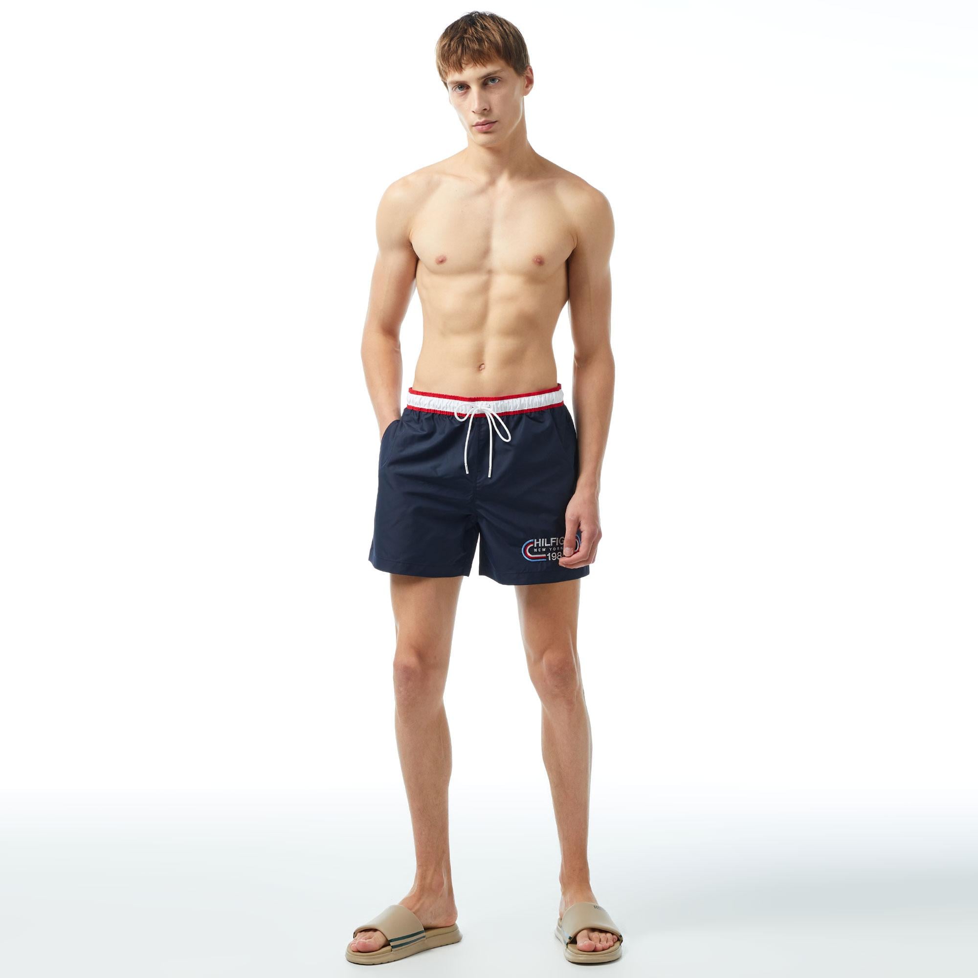 Tommy Hilfiger Medium Drawstring Erkek Lacivert Mayo Şort