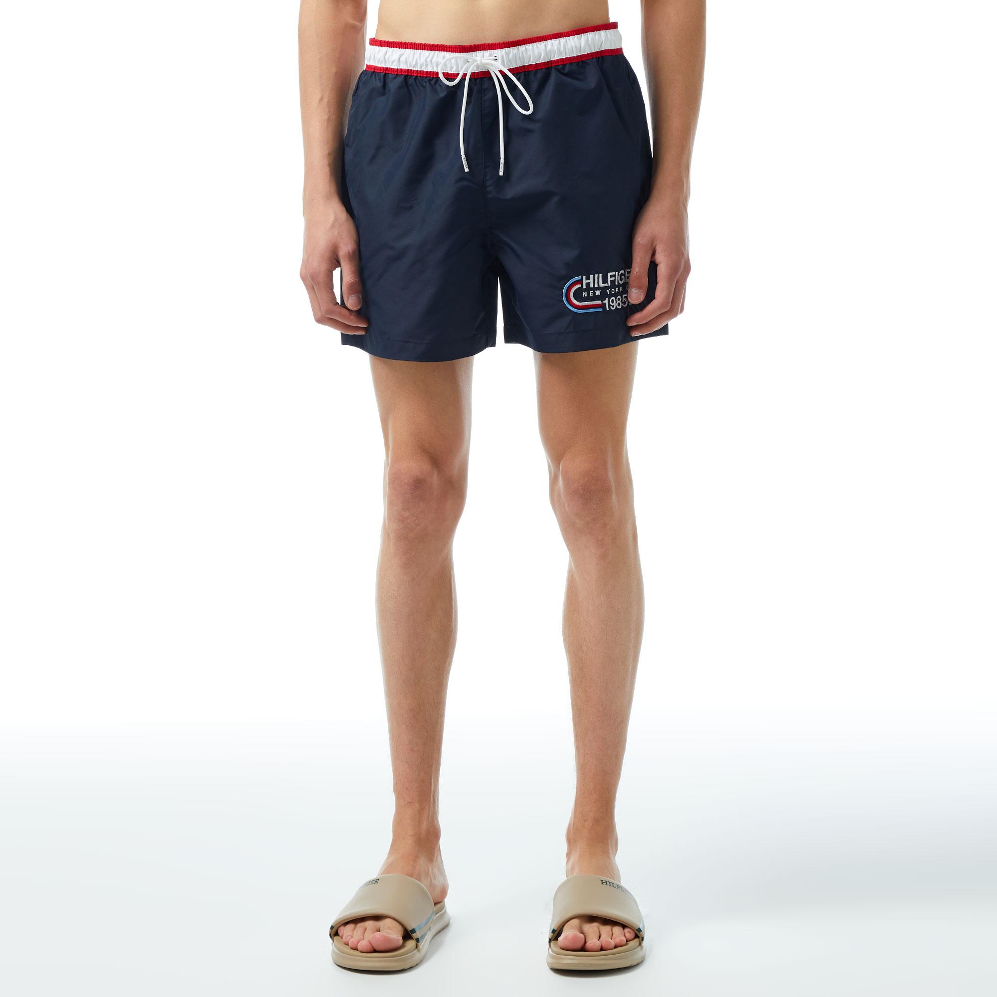 Tommy Hilfiger Medium Drawstring Erkek Lacivert Mayo Şort