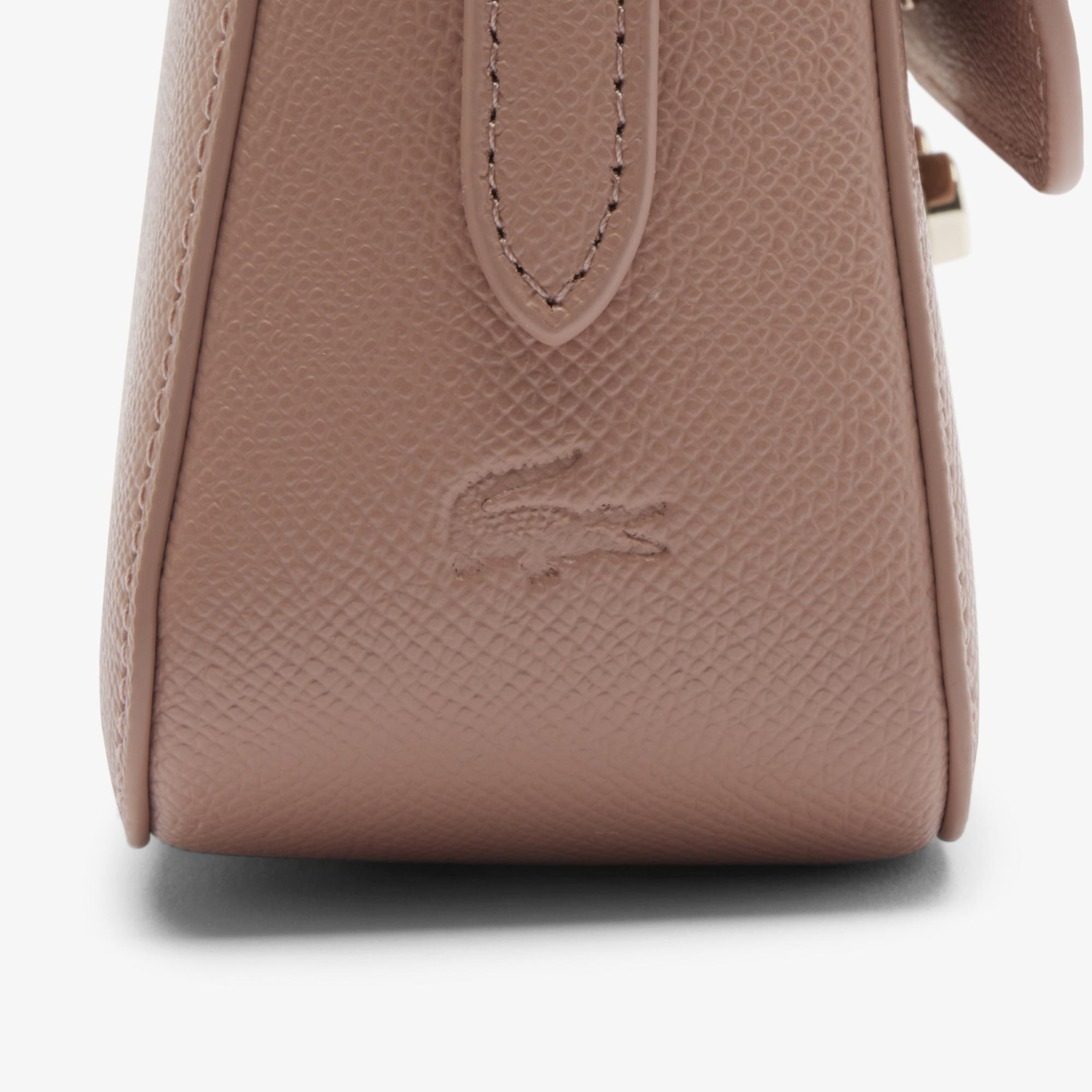 Lacoste Champs-Élysées Kadın Deri Açık Pembe Omuz Çantası