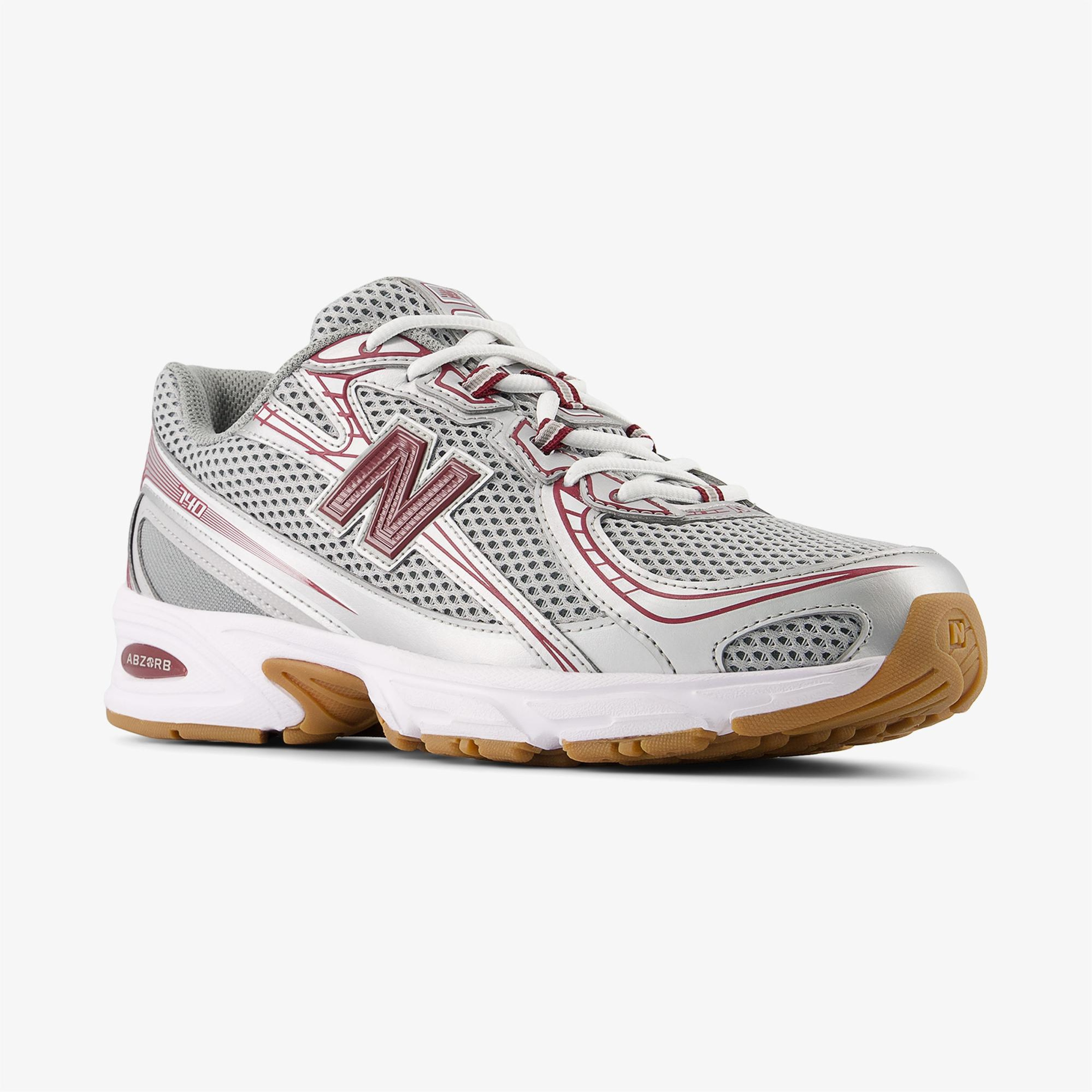 New Balance 740 Unisex Gri Spor Ayakkabı