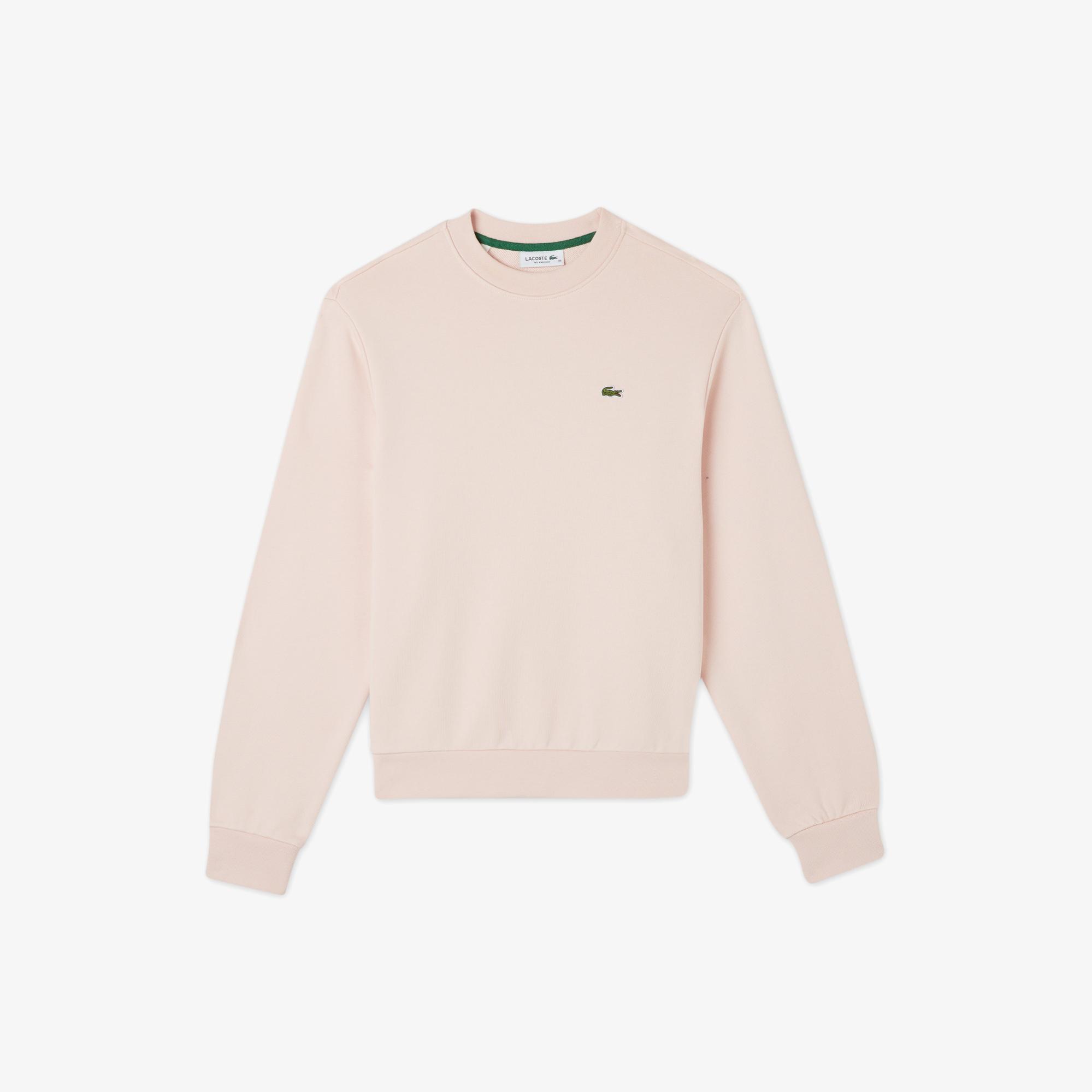 Lacoste Kadın Relaxed Fit Bisiklet Yaka Pembe Sweatshirt
