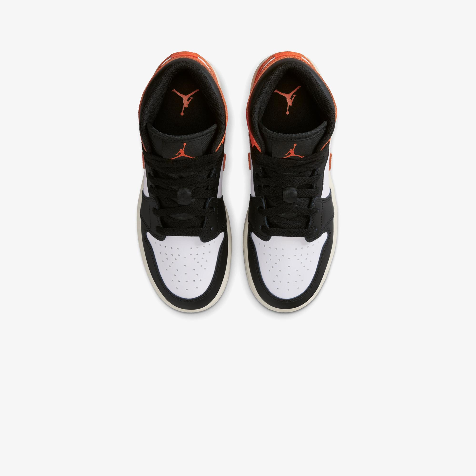 Jordan Air 1 Mid Turuncu Spor Ayakkabı