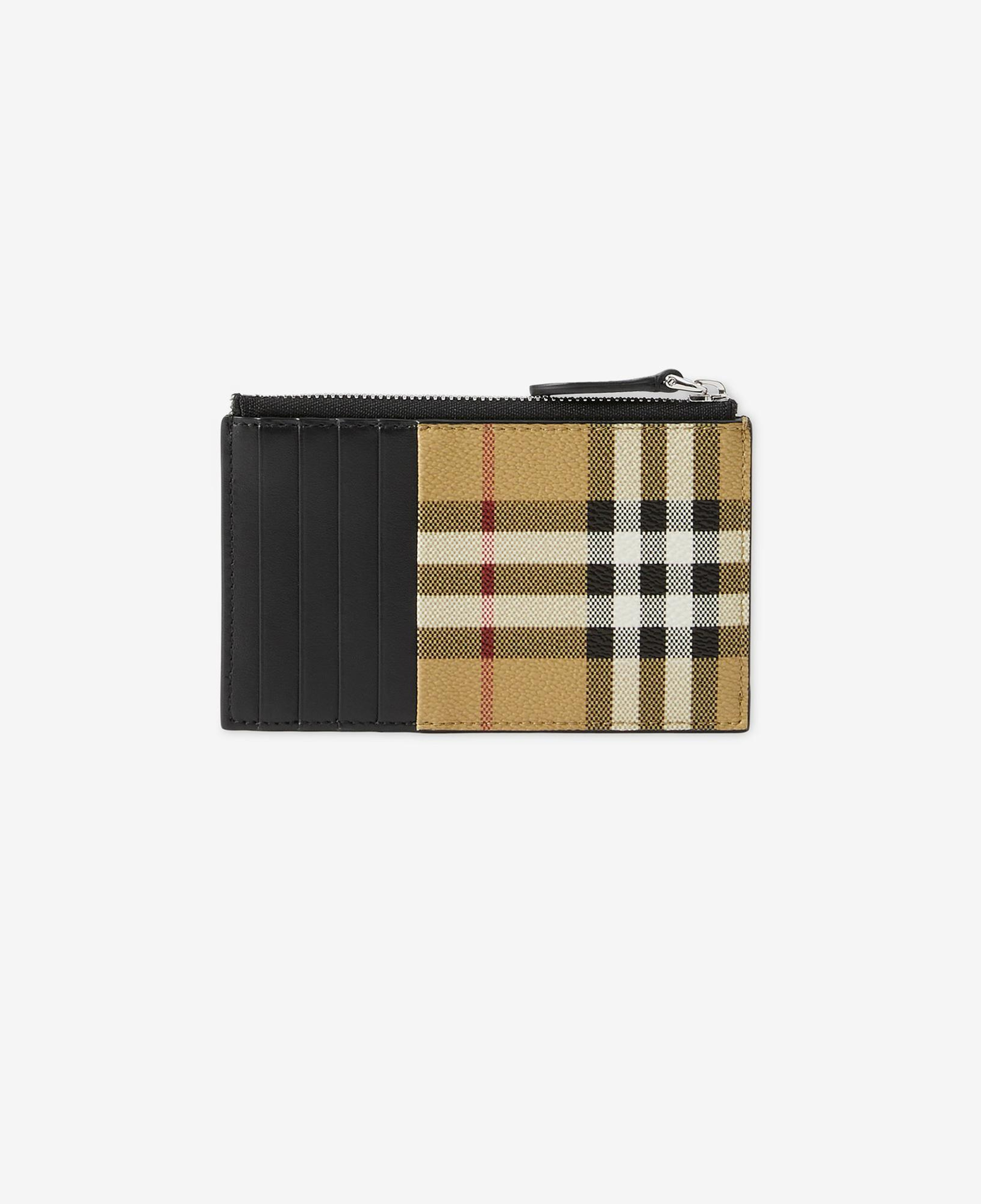 Burberry Check Zip Erkek Bej Kartlık