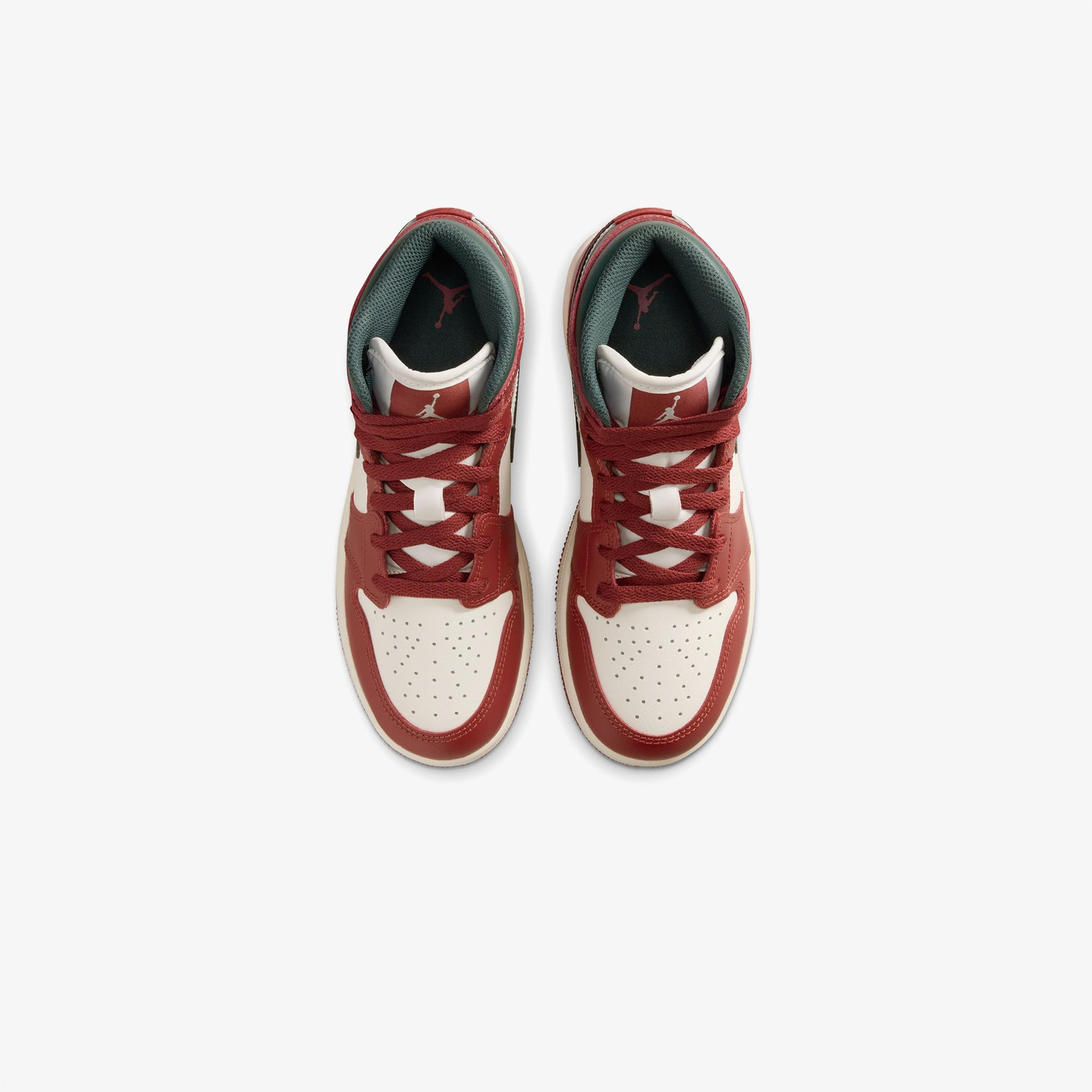 Jordan Air 1 Mid Kırmızı Spor Ayakkabı