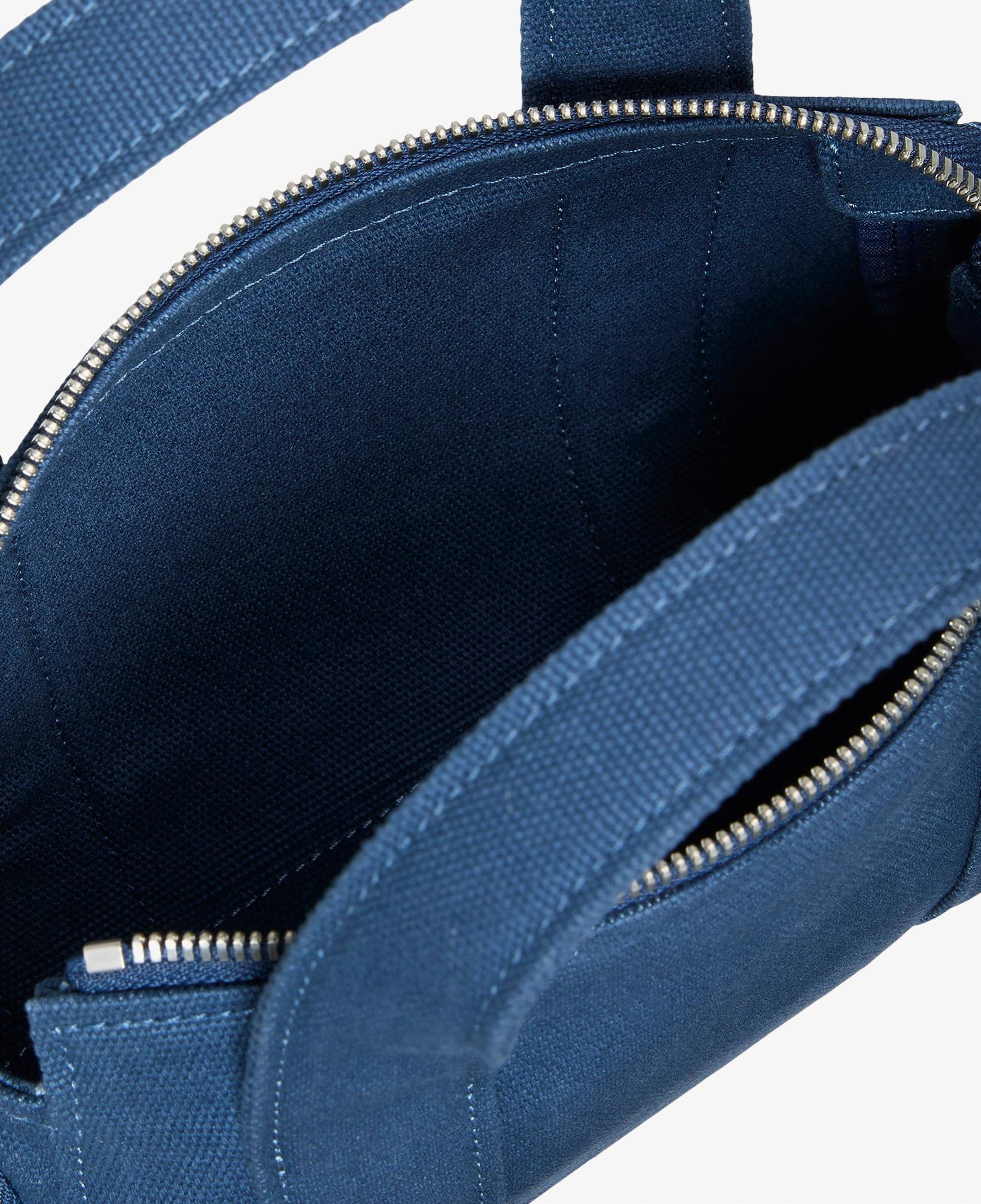 Calvin Klein Webbing Strap Canvas Pocket Kadın Mavi Çapraz Çanta