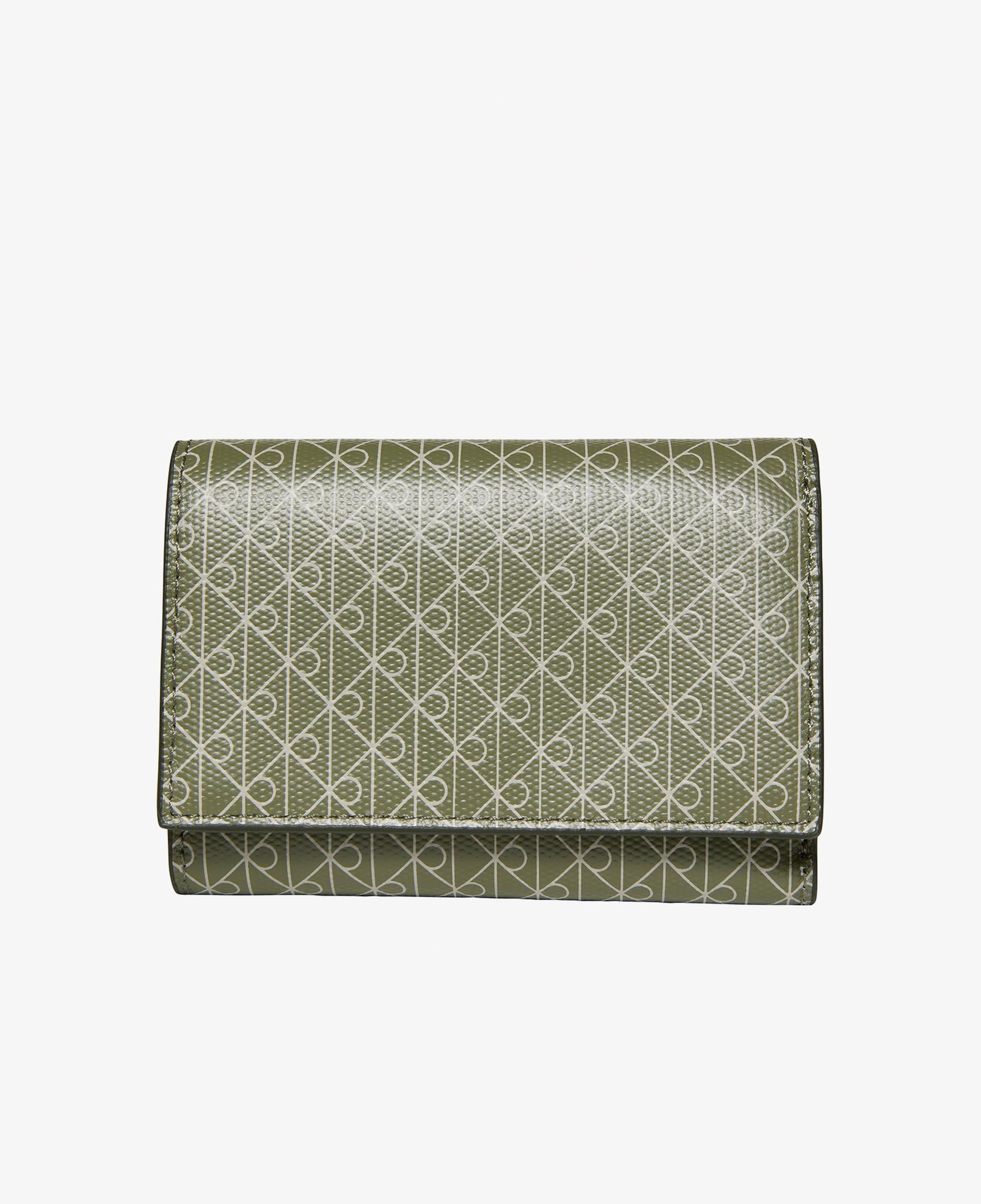 Calvin Klein Emblem Zip Pocket Kadın Yeşil Kartlık