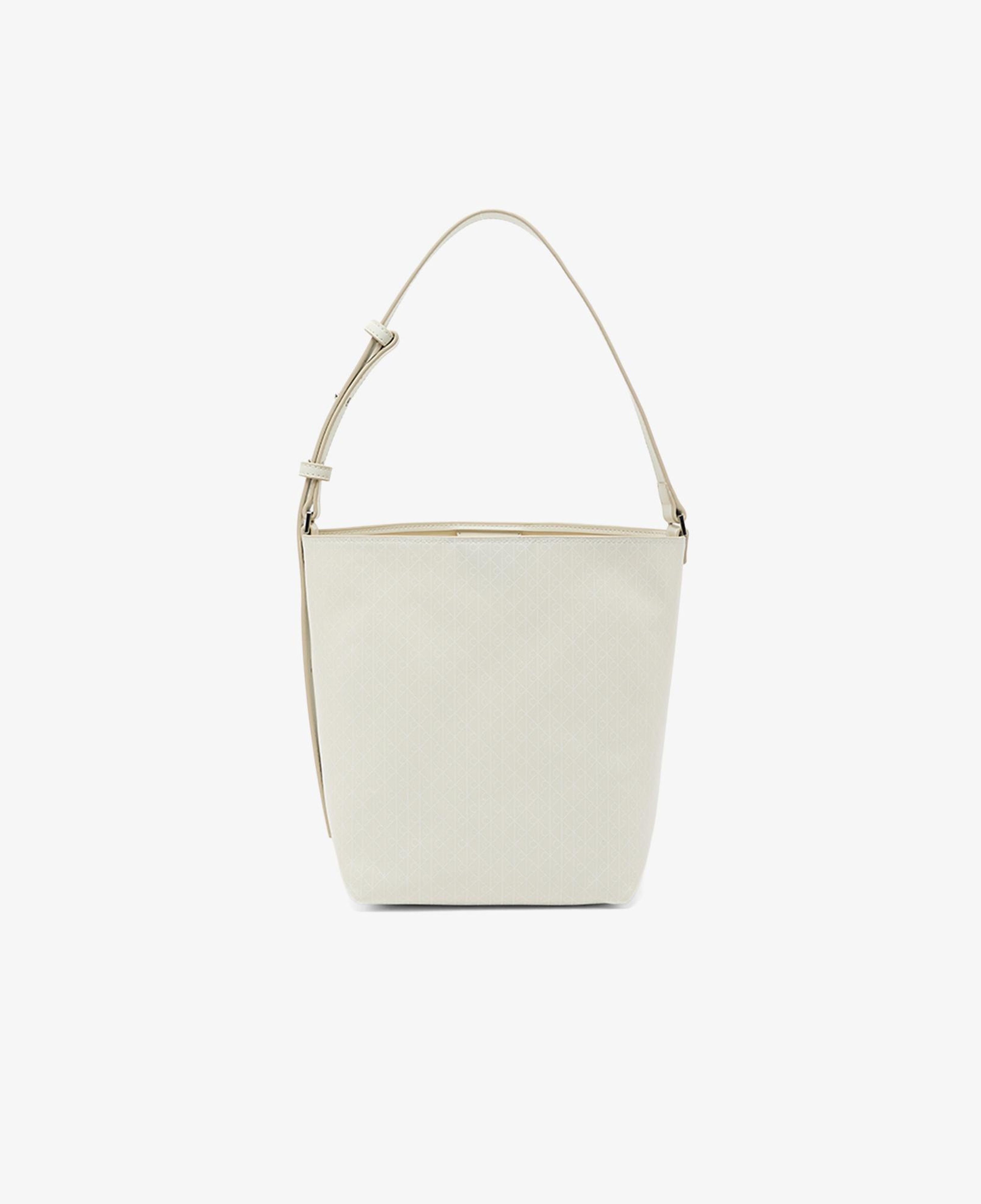 Calvin Klein Emblem Medium Bucket Kadın Beyaz El Çantası