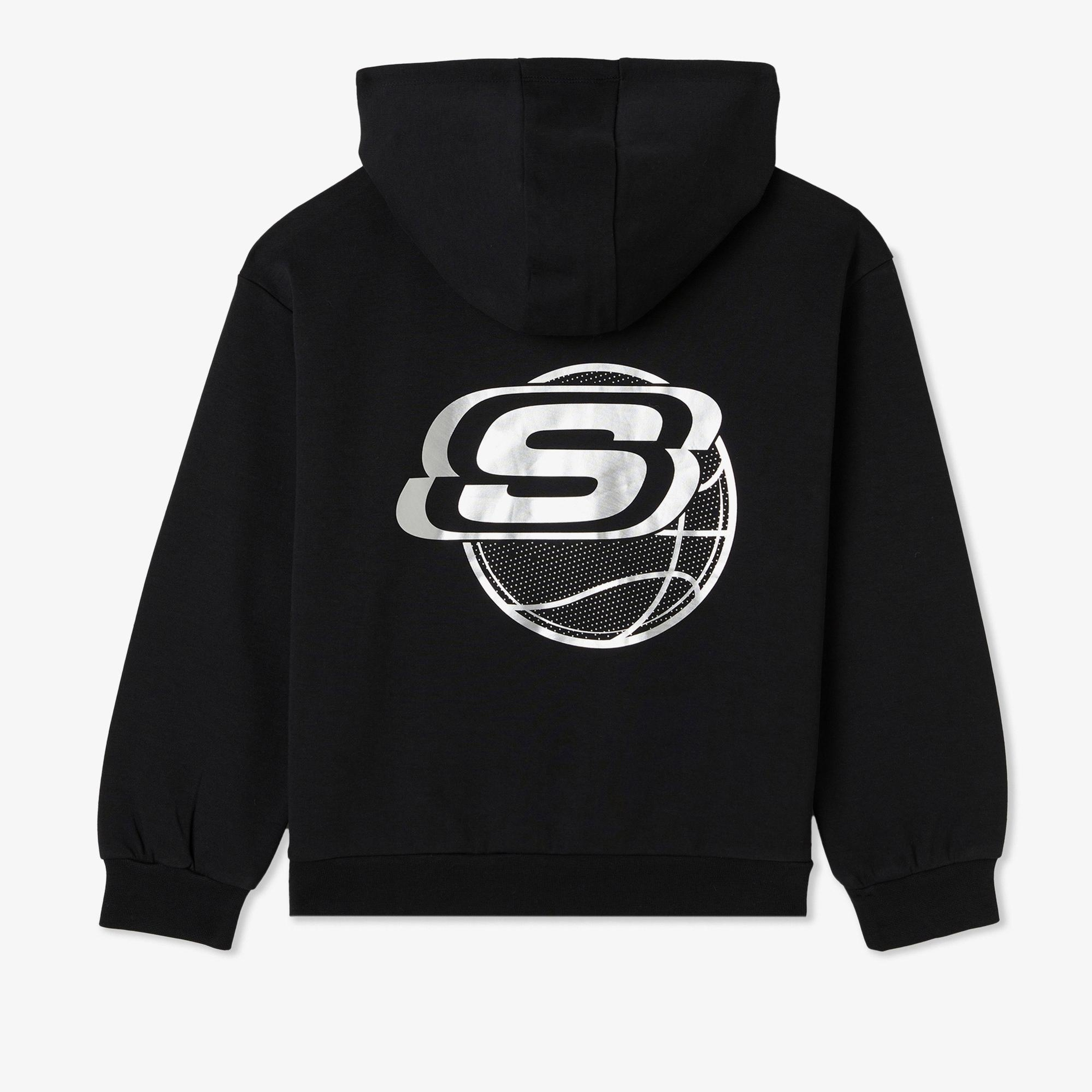 Skechers B 2Xi-Lock Çocuk Siyah Hoodie
