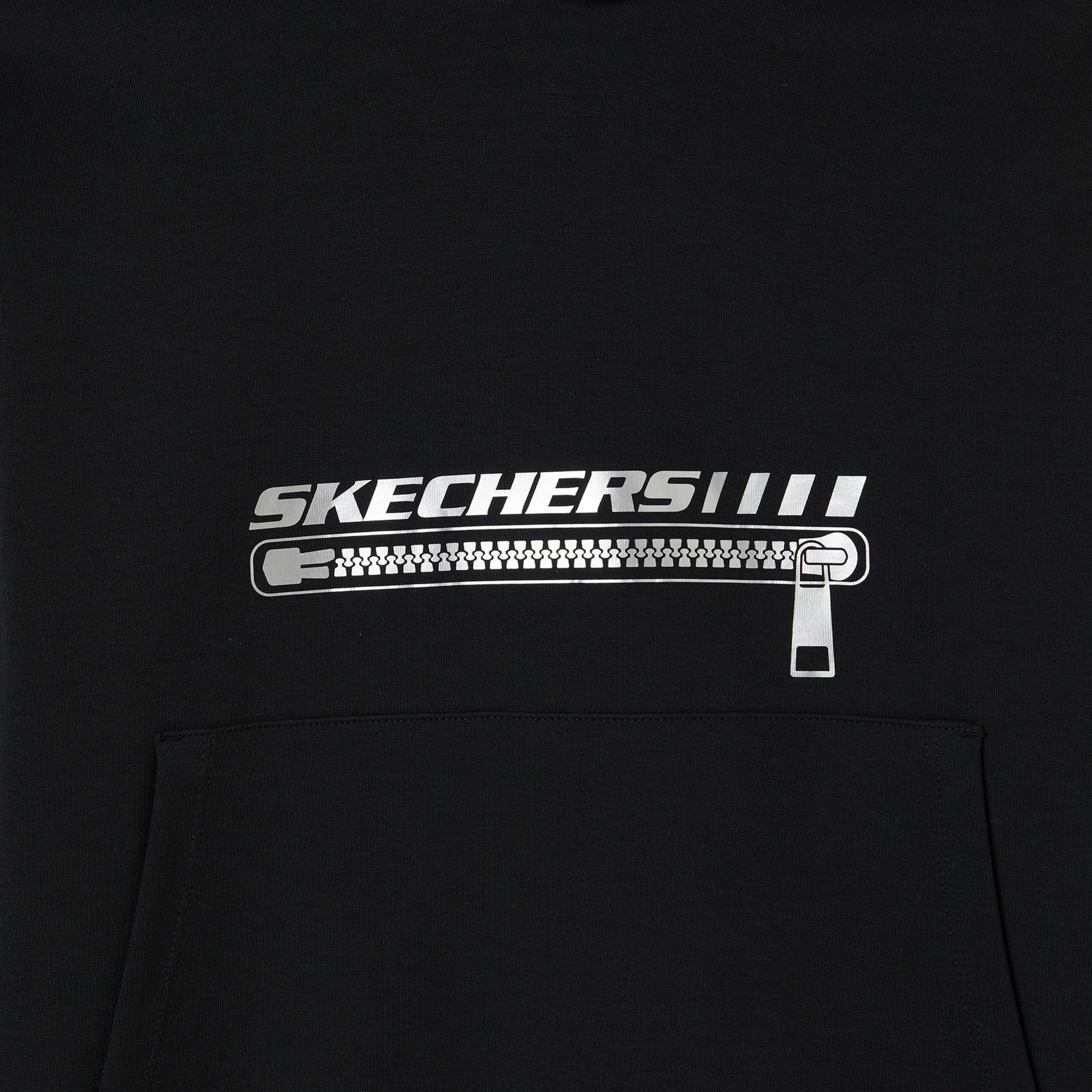 Skechers B 2Xi-Lock Çocuk Siyah Hoodie