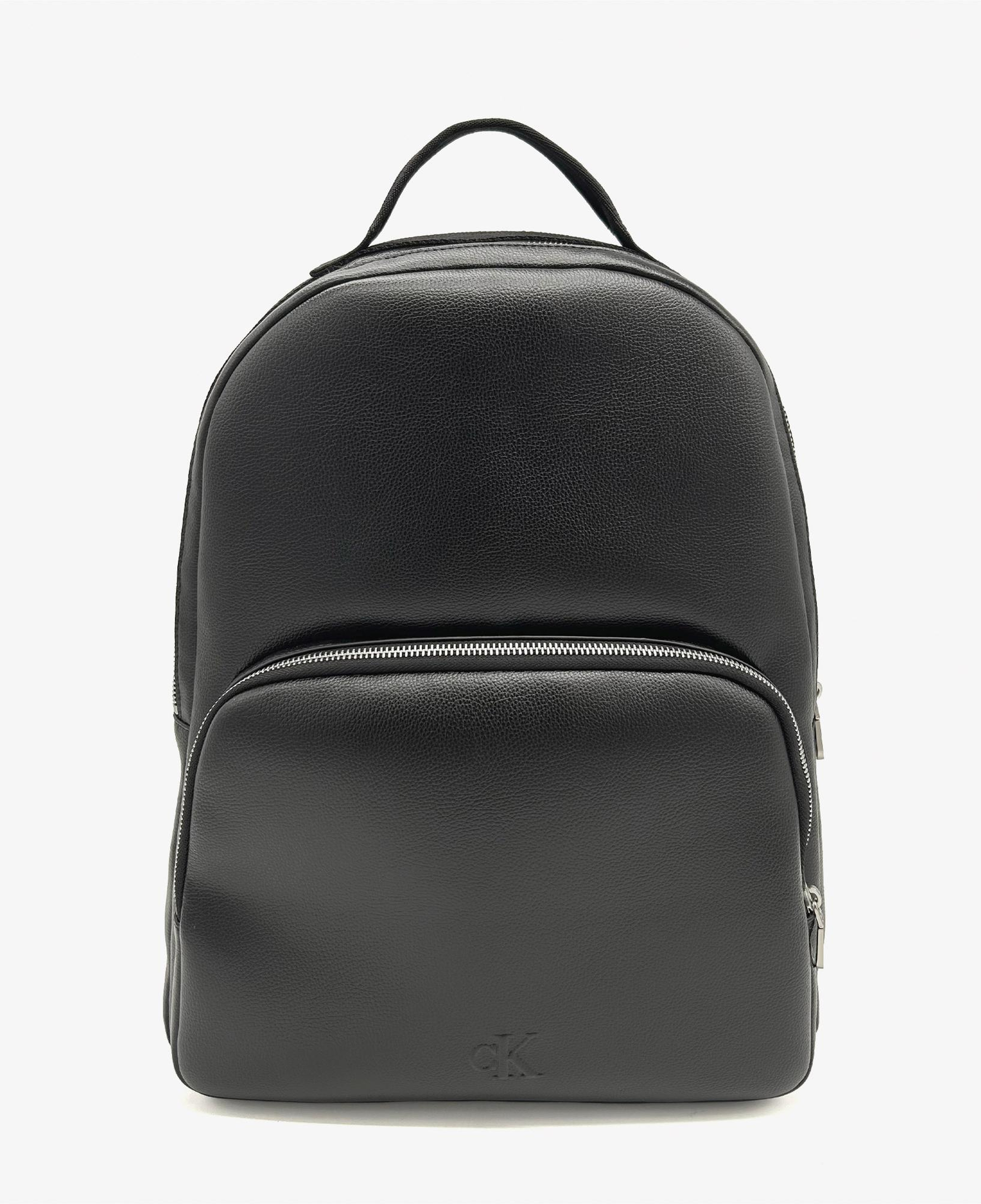 Calvin Klein Webbing Strap Round Erkek Siyah Sırt Çantası