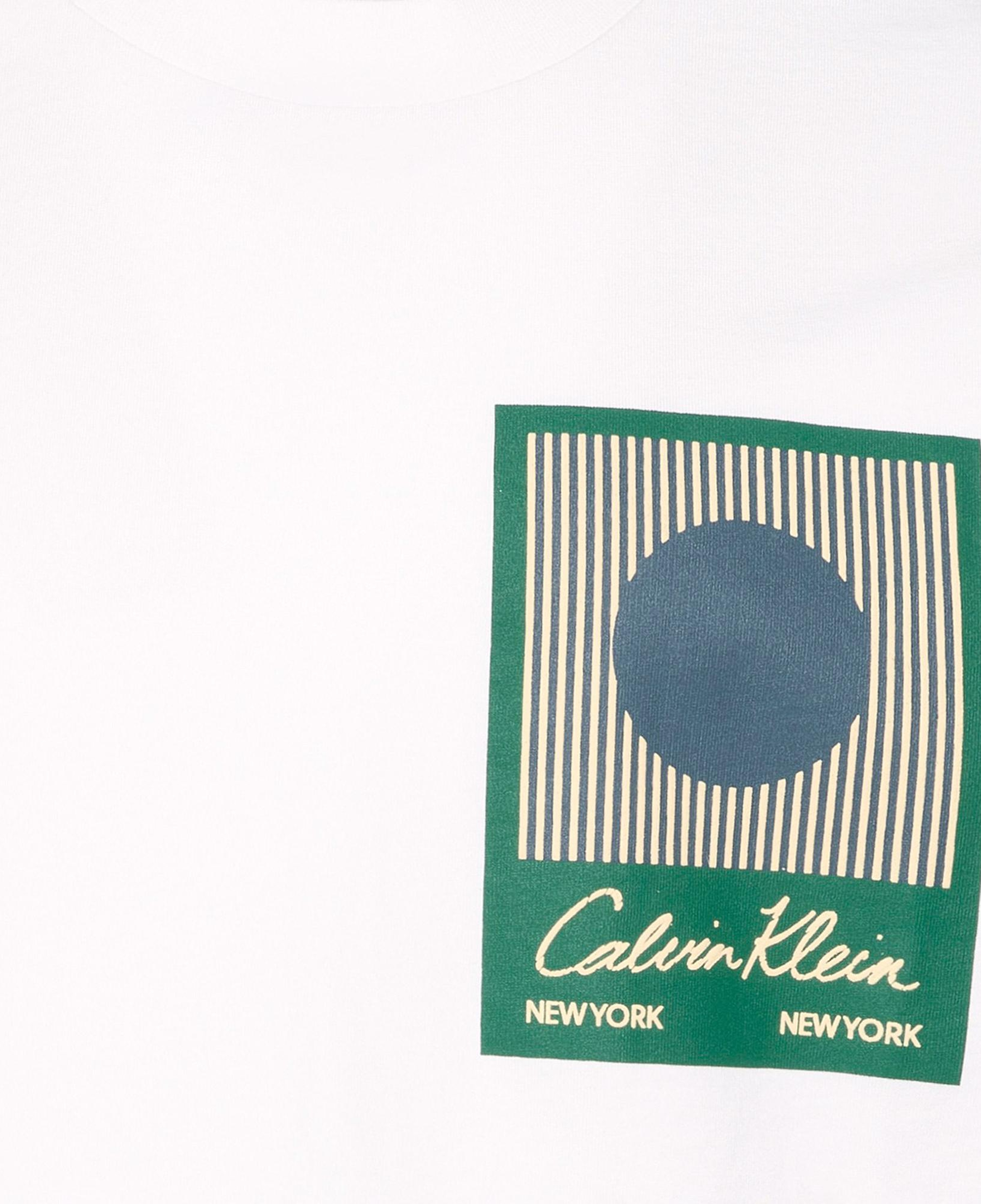 Calvin Klein 20S Matches Grap Erkek Beyaz T-Shirt