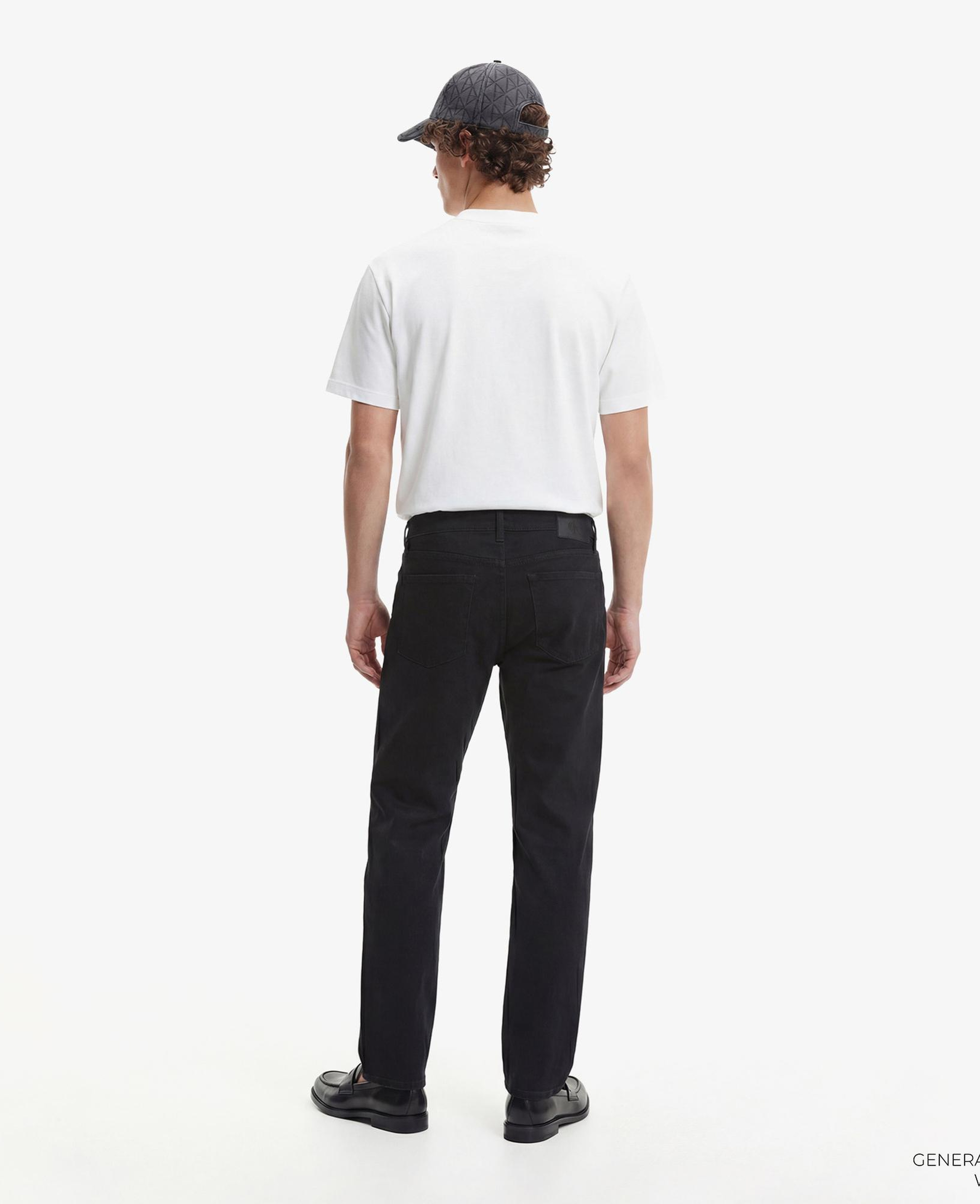 Calvin Klein Slim Straight Erkek Siyah Jean