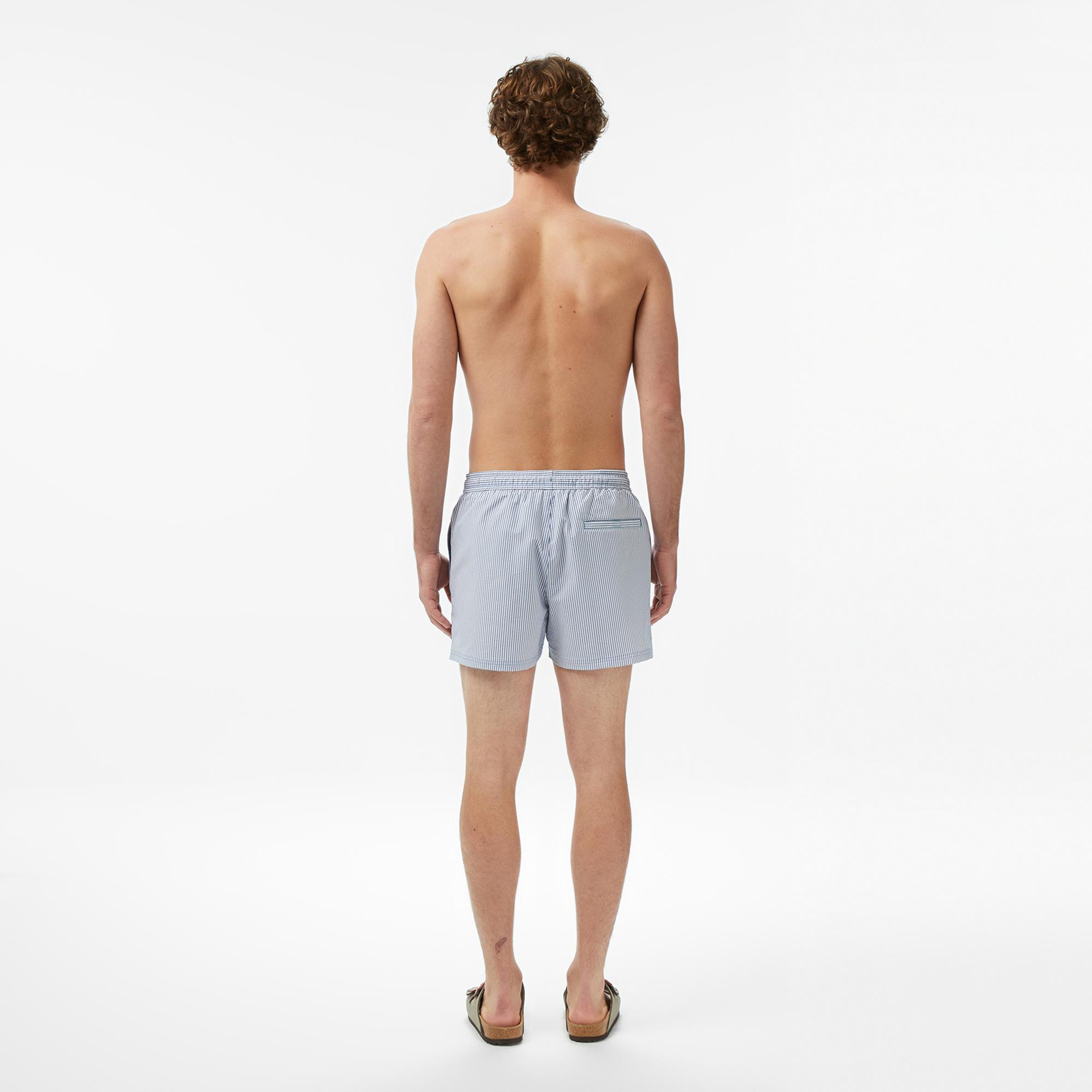 Calvin Klein Short Drawstring Erkek Mavi Deniz Şortu