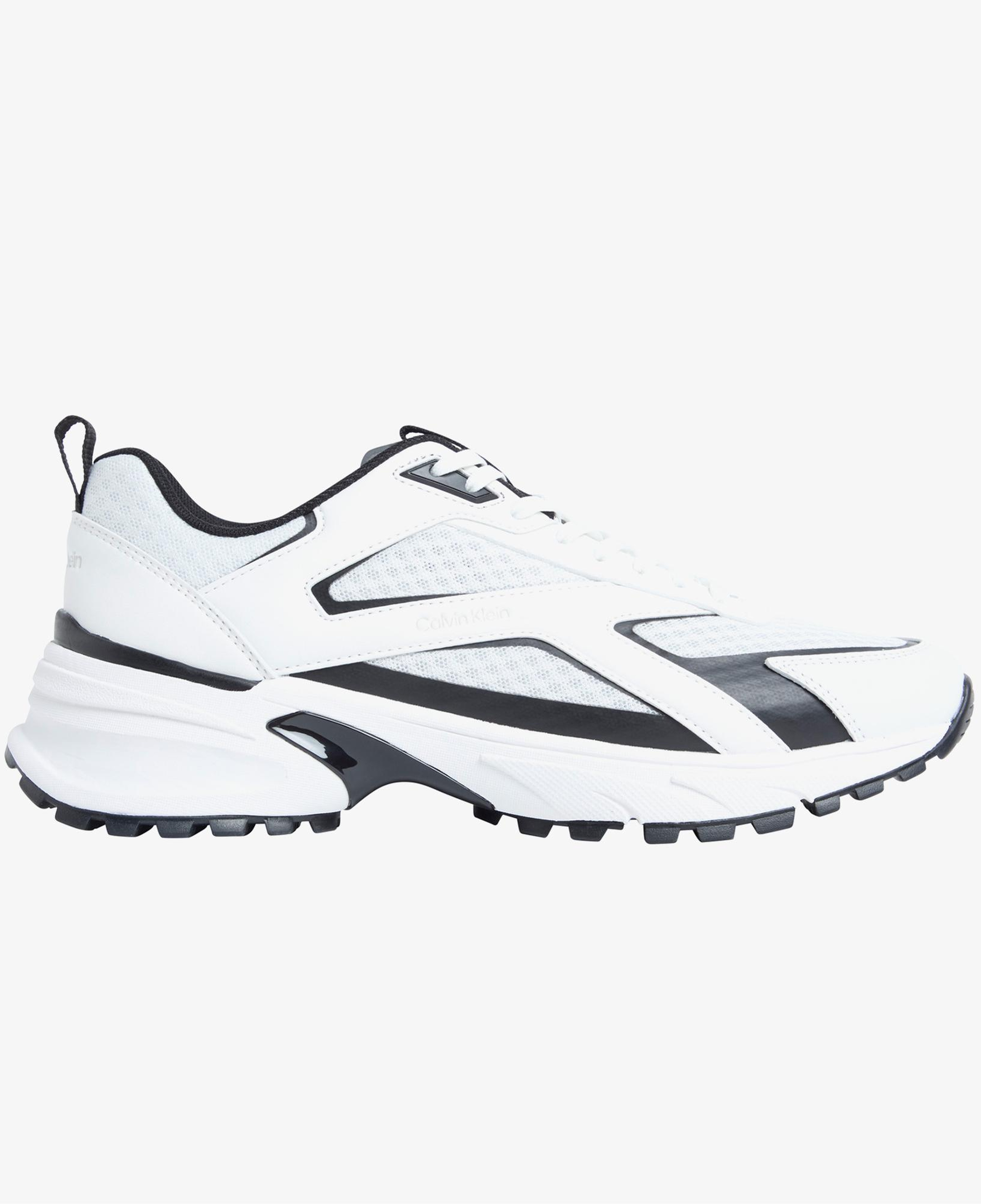 Calvin Klein Hike Runner Laceup Strip Erkek Beyaz Sneaker