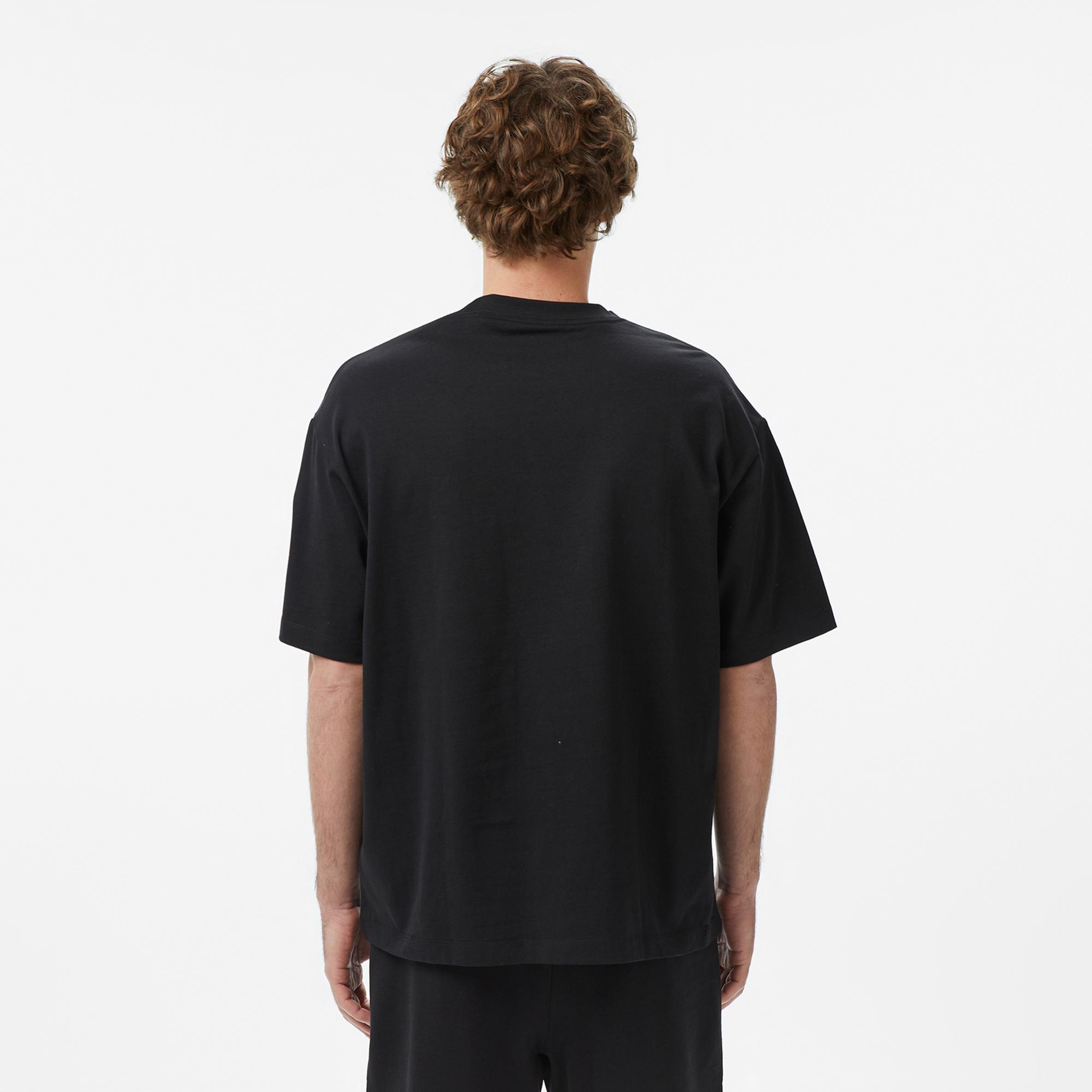 Calvin Klein Relaxed 16S Jersey Embossed Erkek Siyah T-Shirt