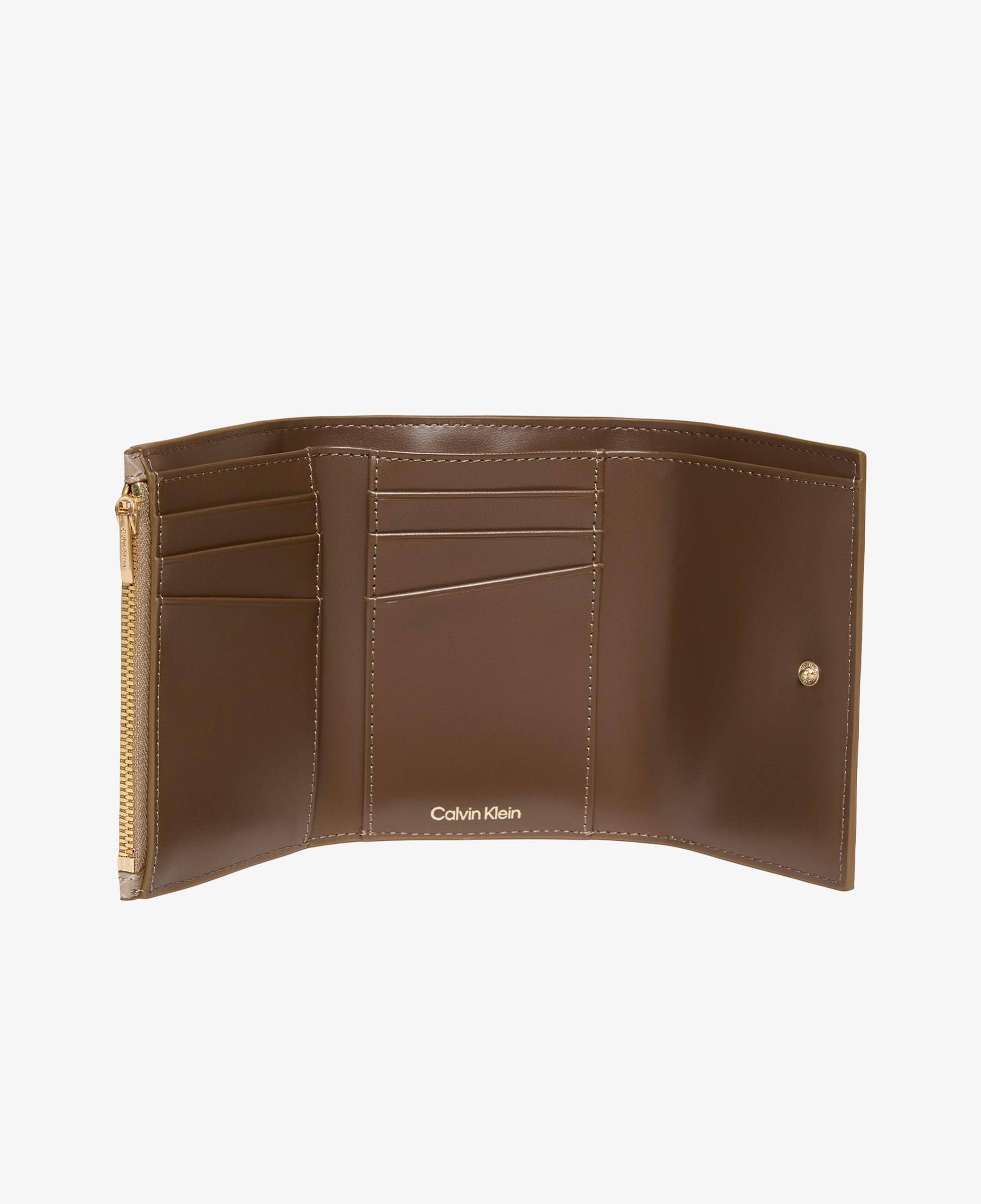 Calvin Klein Emblem Zip Pocket Kadın Haki Kartlık