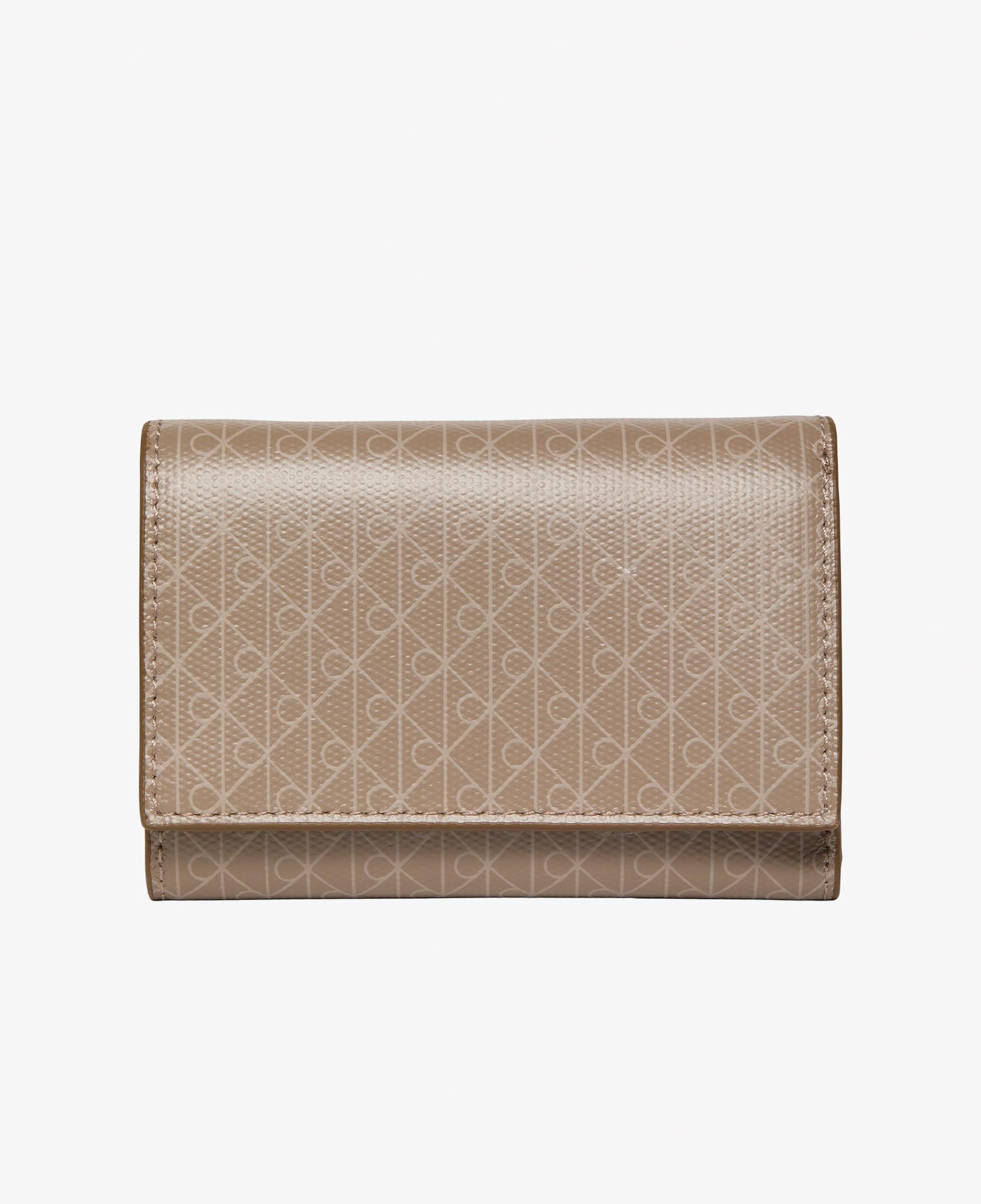 Calvin Klein Emblem Zip Pocket Kadın Haki Kartlık