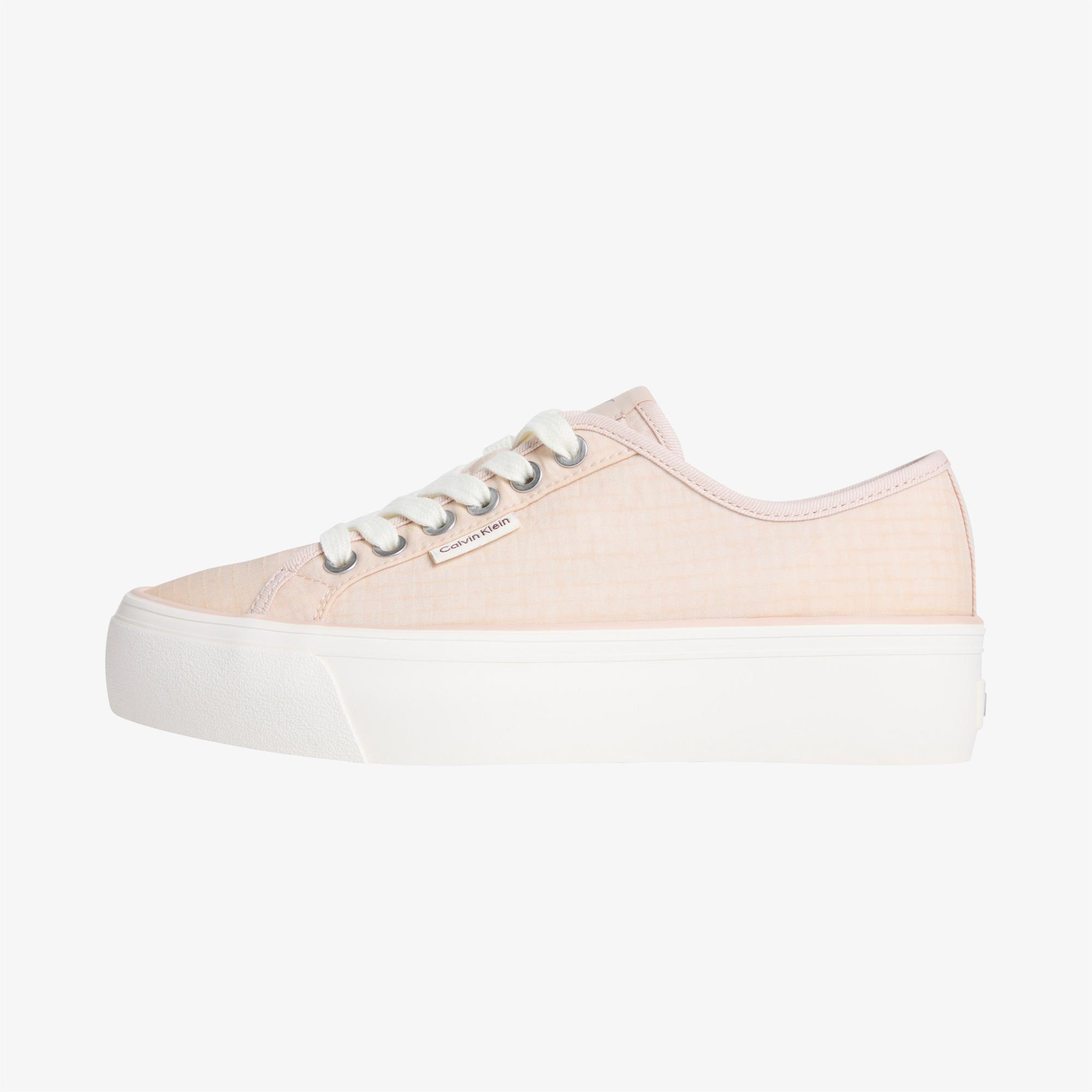 Calvin Klein Vulc Laceup Ripst Kadın Pembe Sneaker