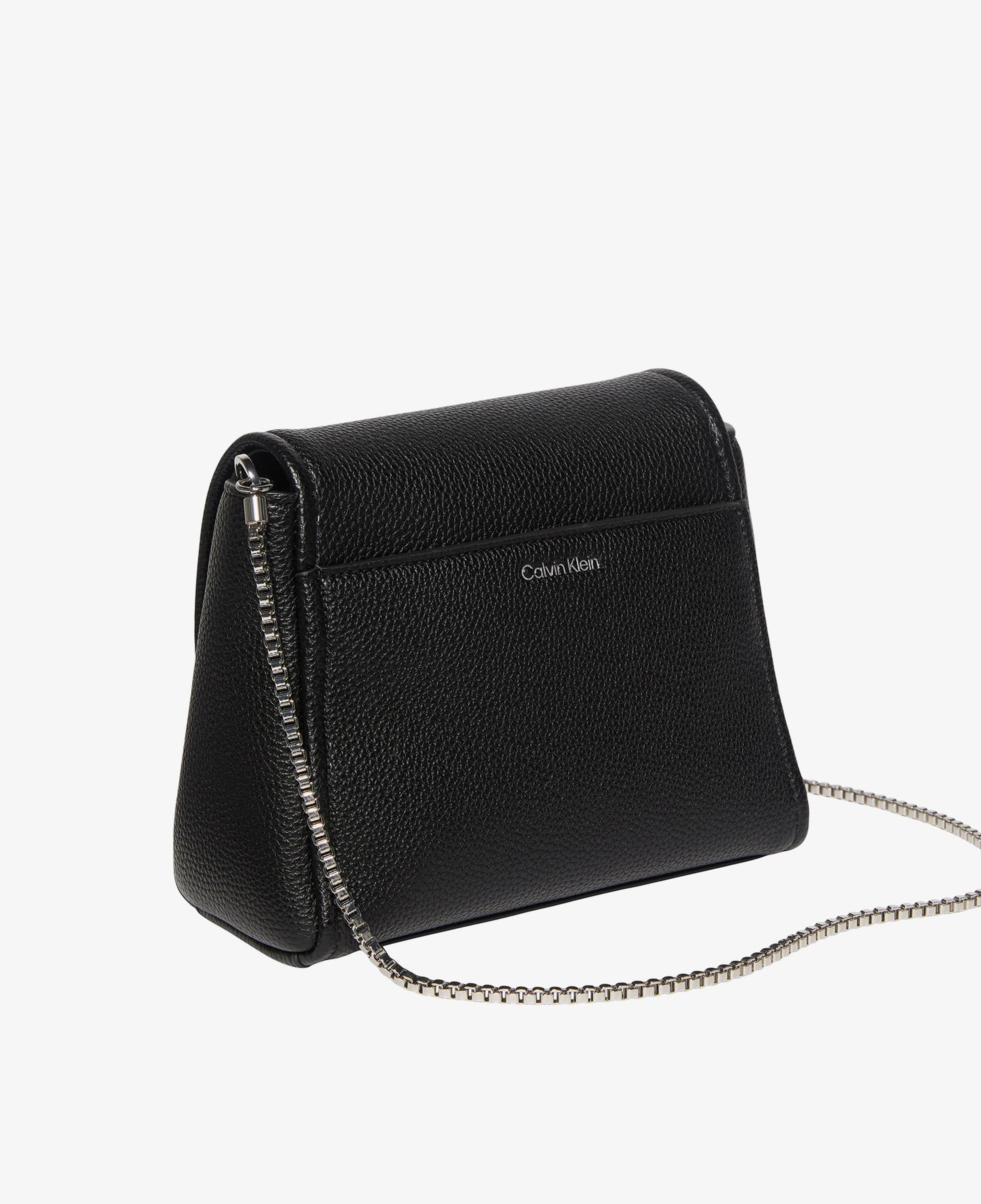 Calvin Klein Emblem Pebble Crossbody Kadın Siyah Çapraz Çanta