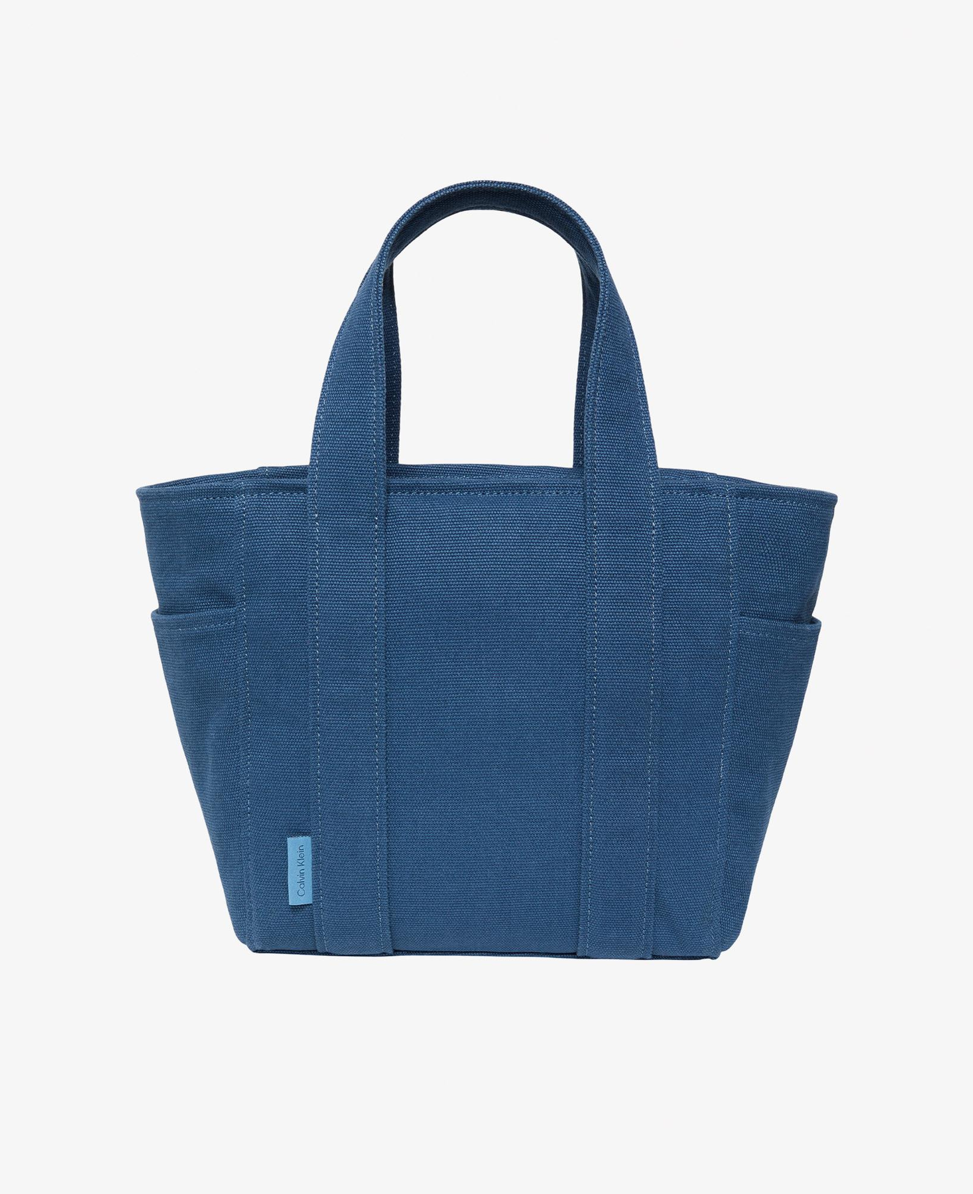 Calvin Klein Webbing Strap Canvas Small Kadın Mavi Tote Çanta