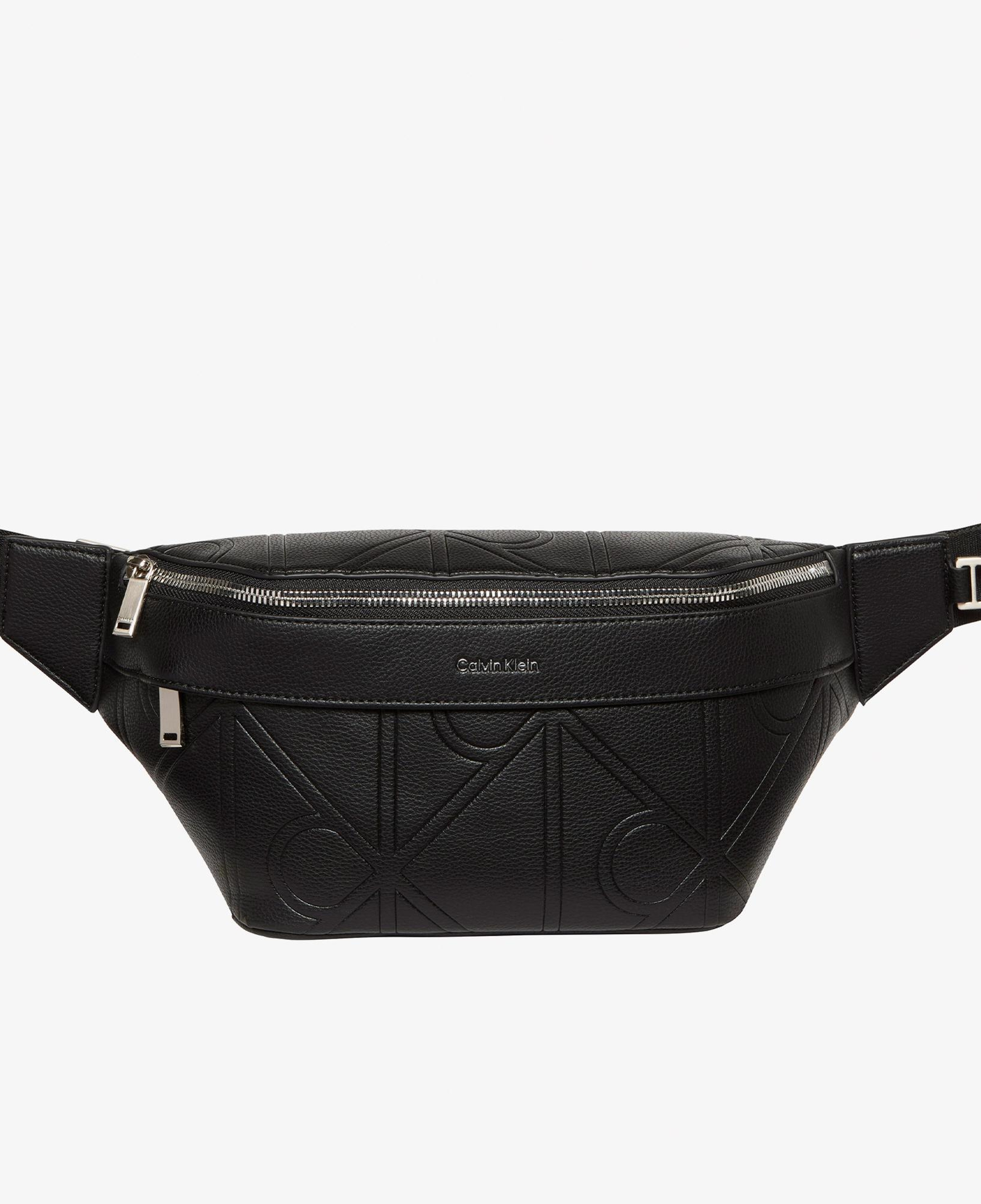 Calvin Klein Emblem Emboss Waistbag Erkek Siyah Bel Çantası