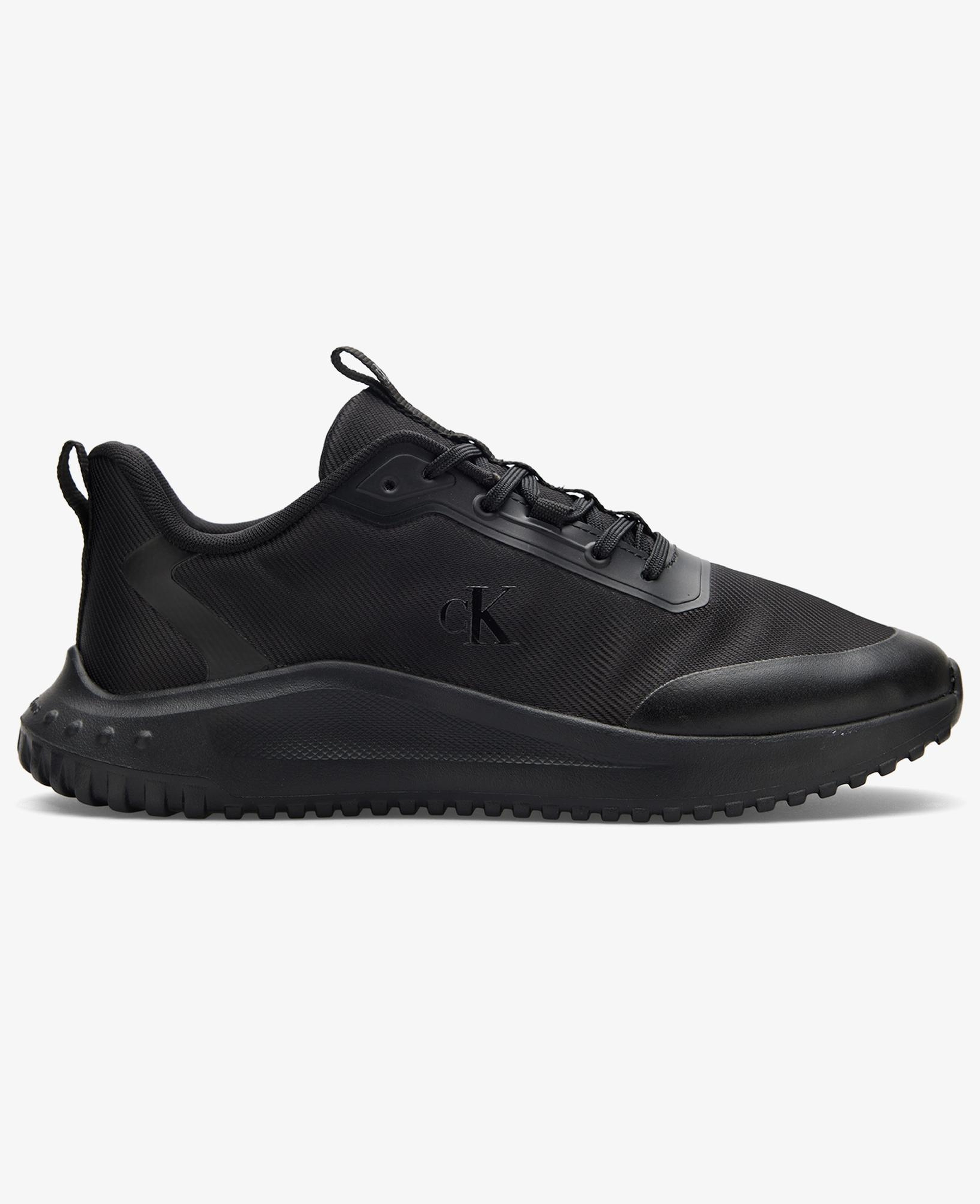 Calvin Klein Eva Runner Lace Up Erkek Siyah Sneaker