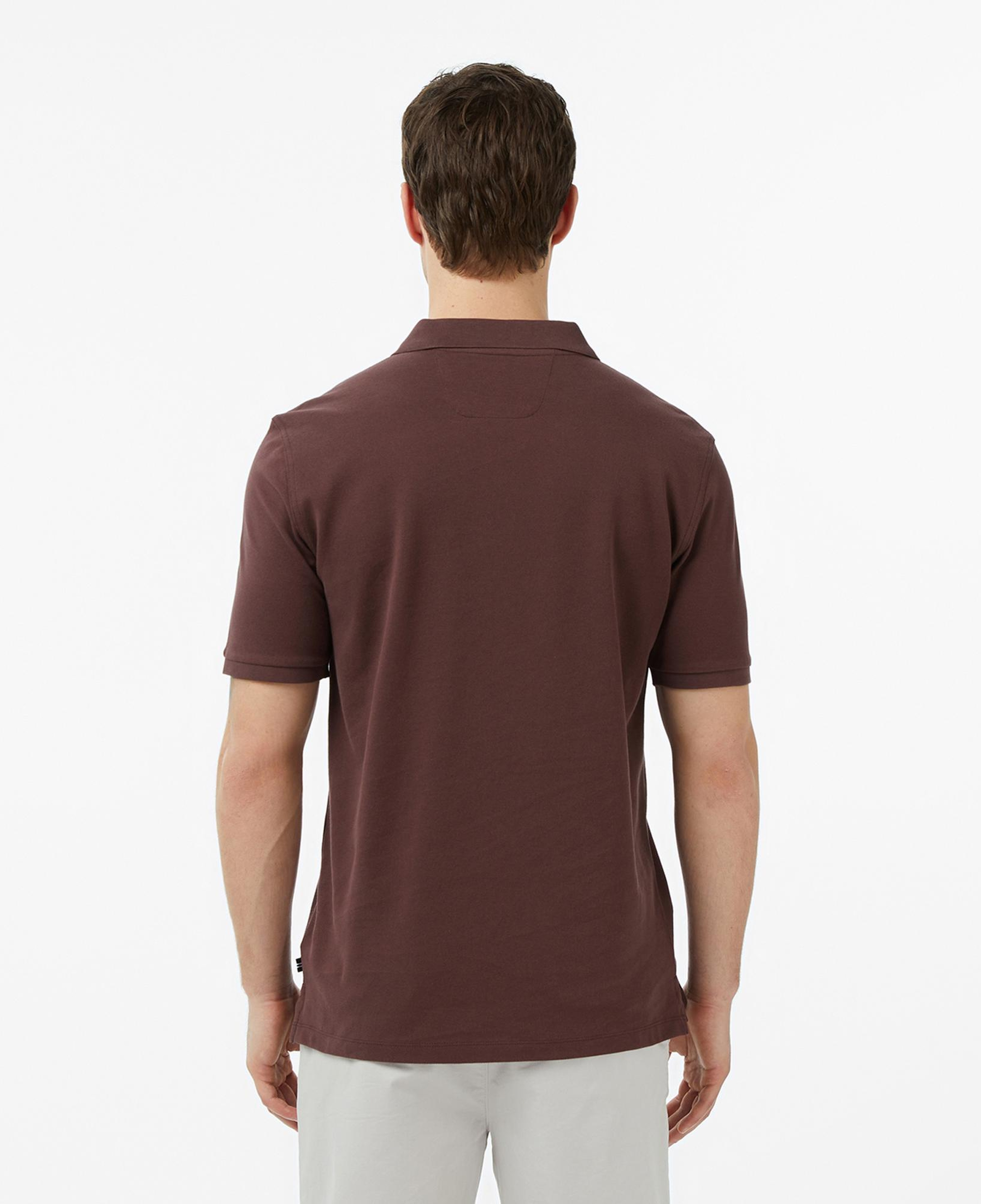 Nautica Erkek Kahverengi Regular Fit Polo Yaka T-Shirt