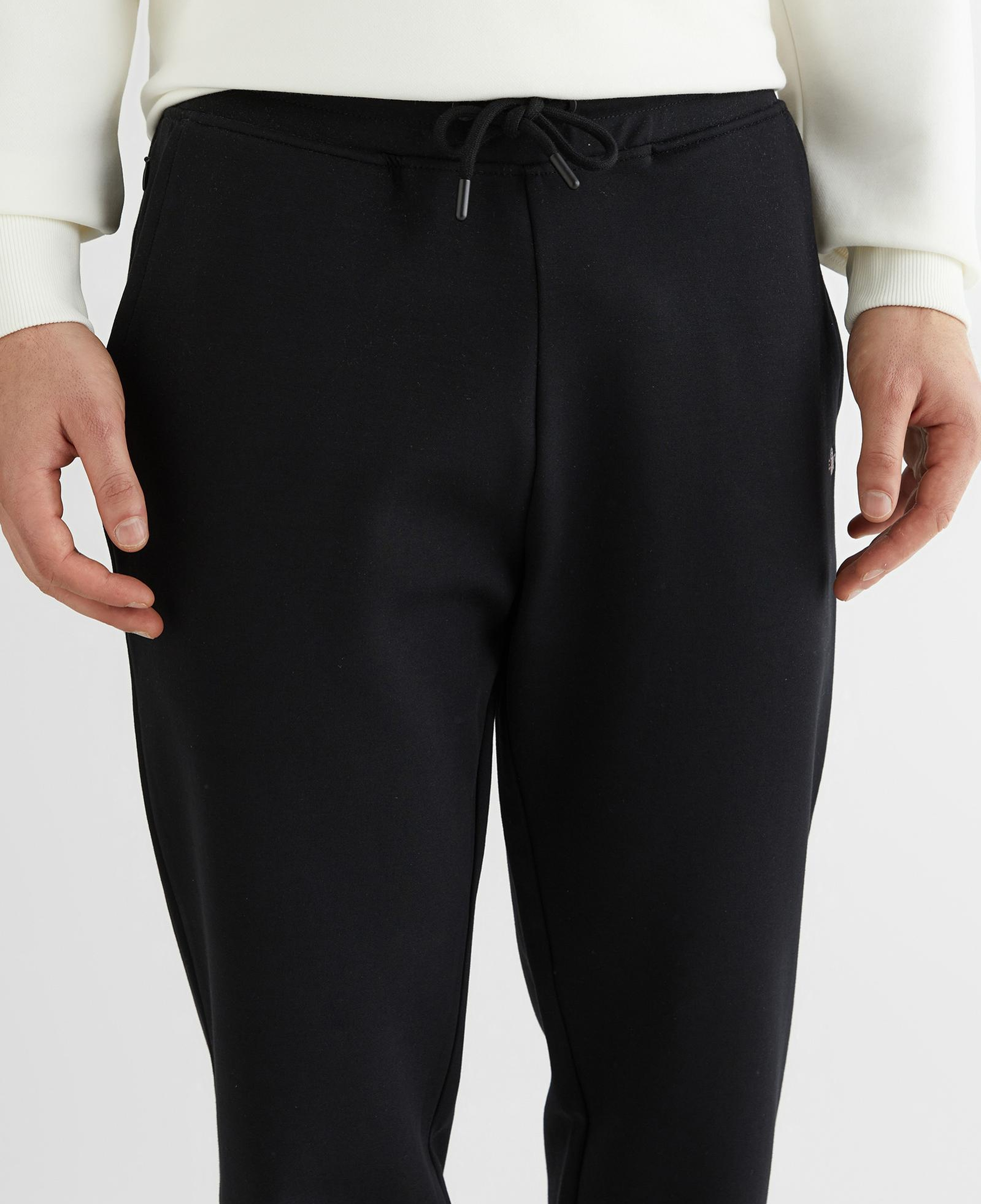 GANT Erkek Siyah Regular Fit Logolu Eşofman Altı