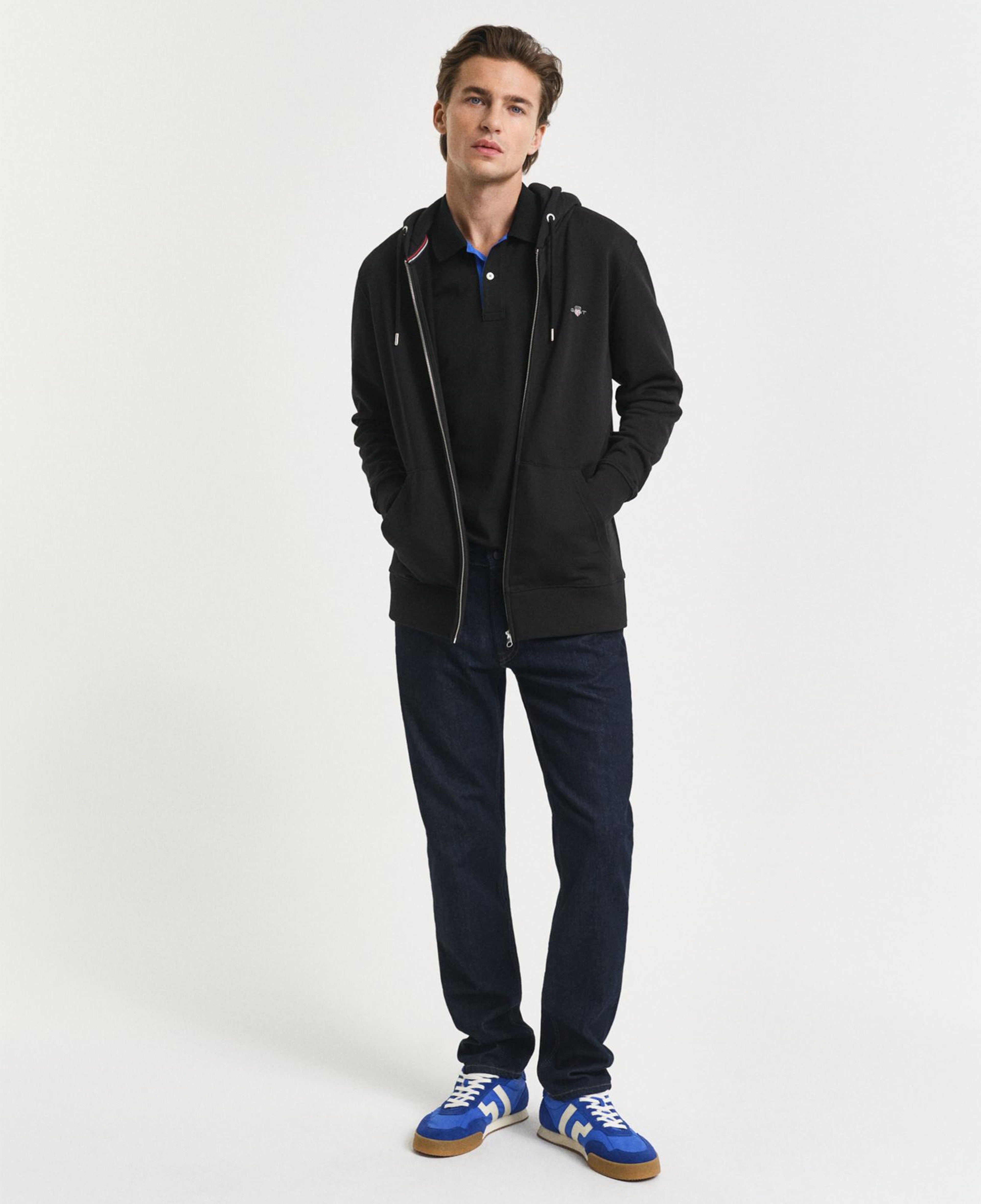 GANT Erkek Siyah Regular Fit Polo