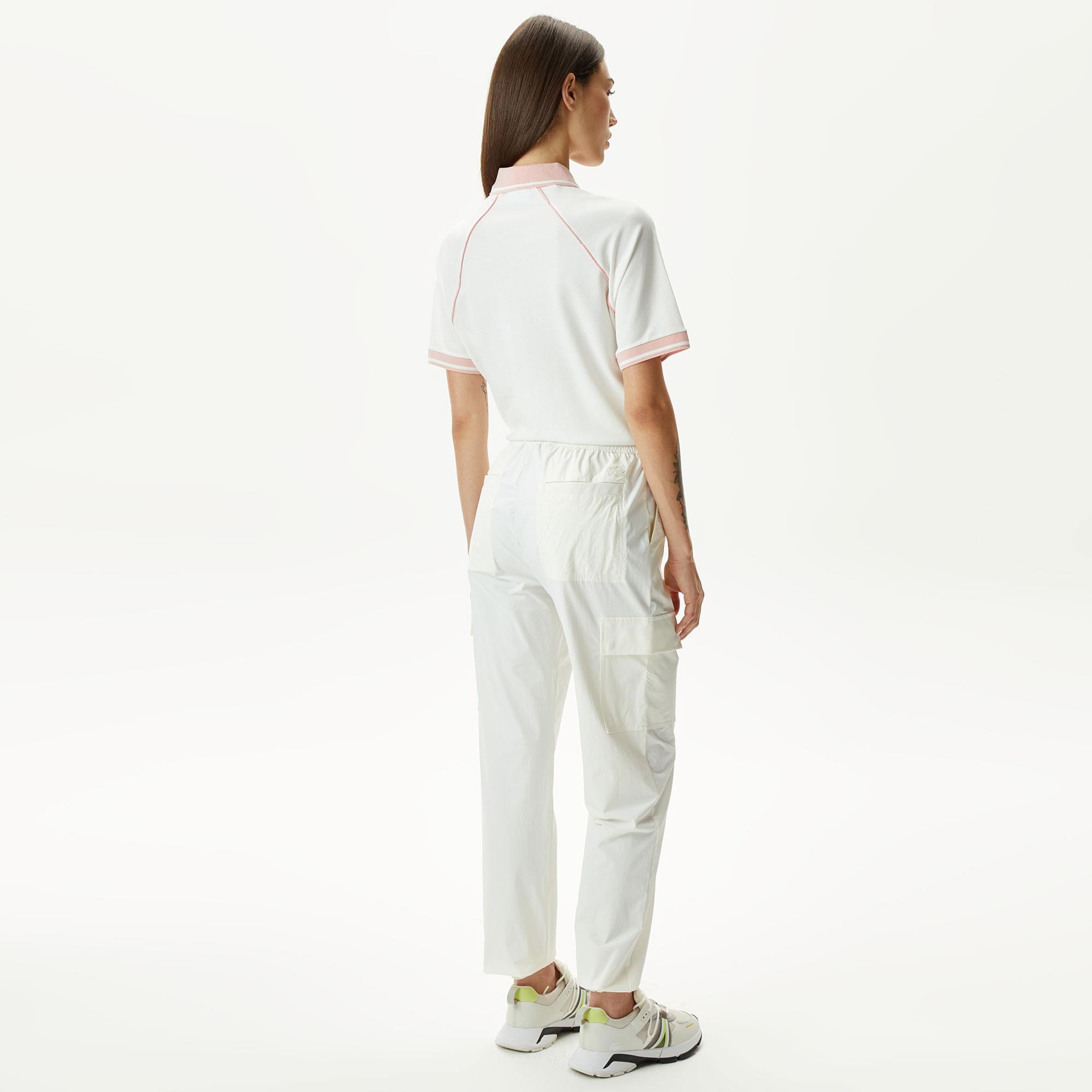Lacoste Kadın Jogger Beyaz Pantolon