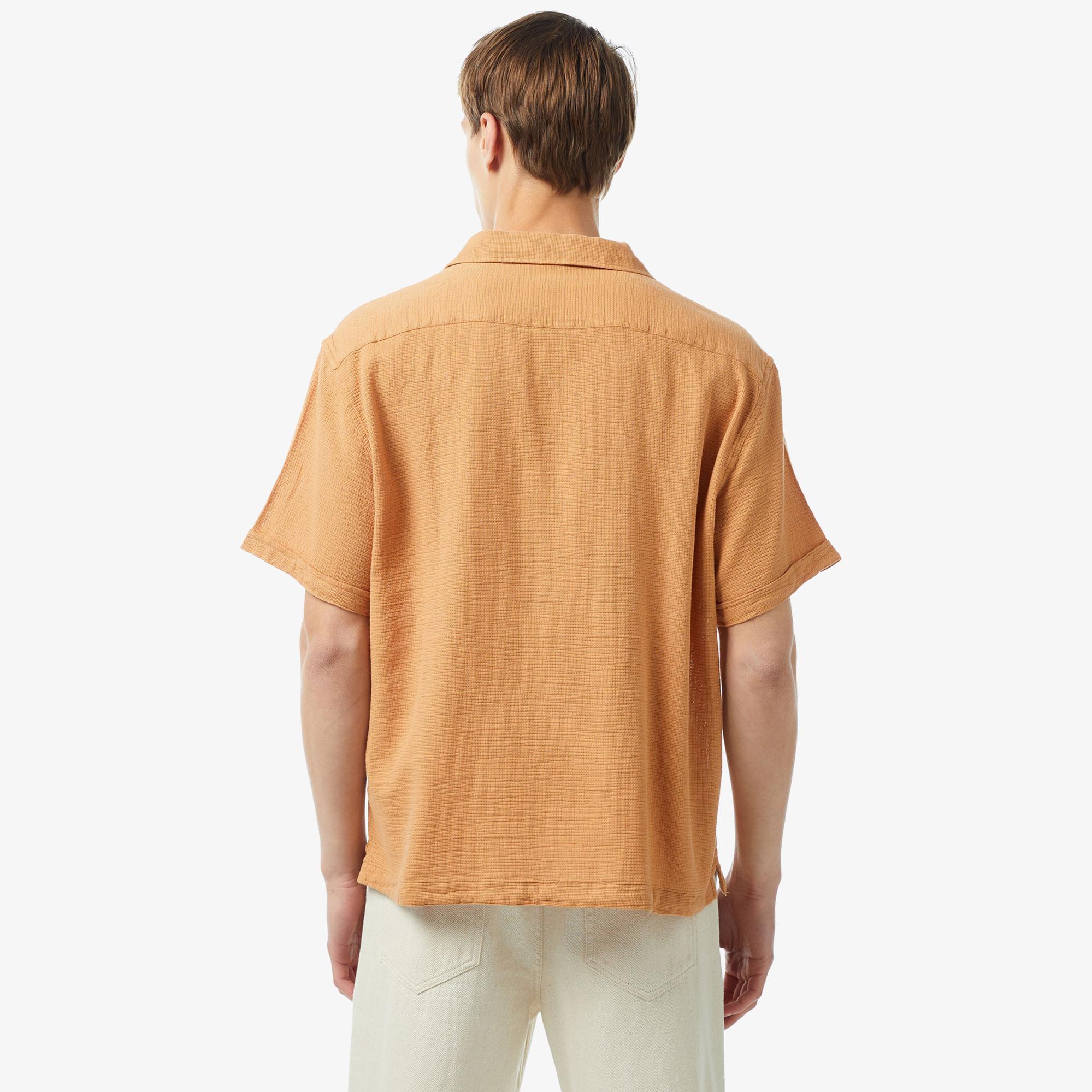 UNITED4 Oversize Erkek Kahverengi Gömlek